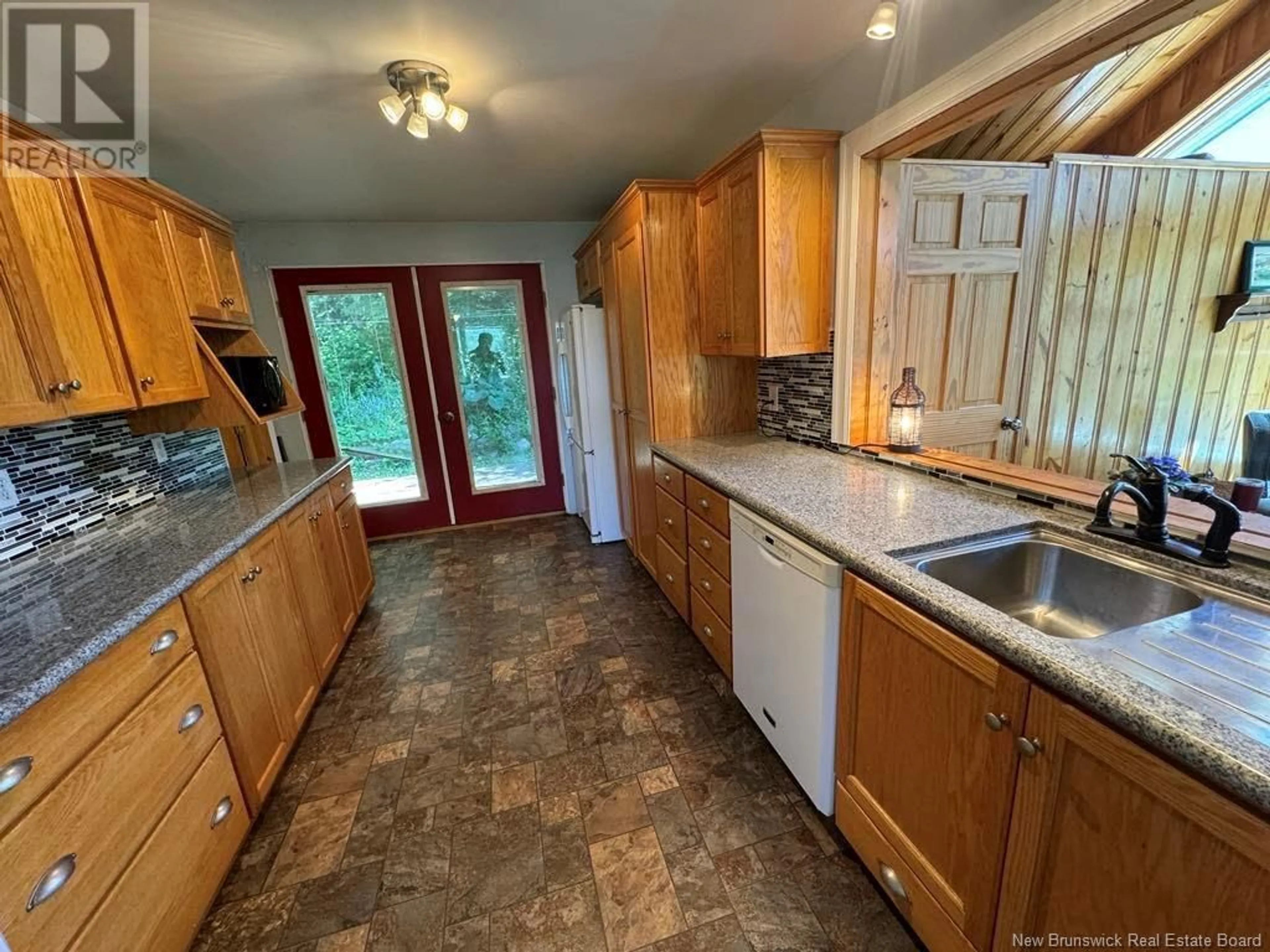 Standard kitchen, wood floors, cottage for 142 McIntosh Hill Road, Bath New Brunswick E7J1E1