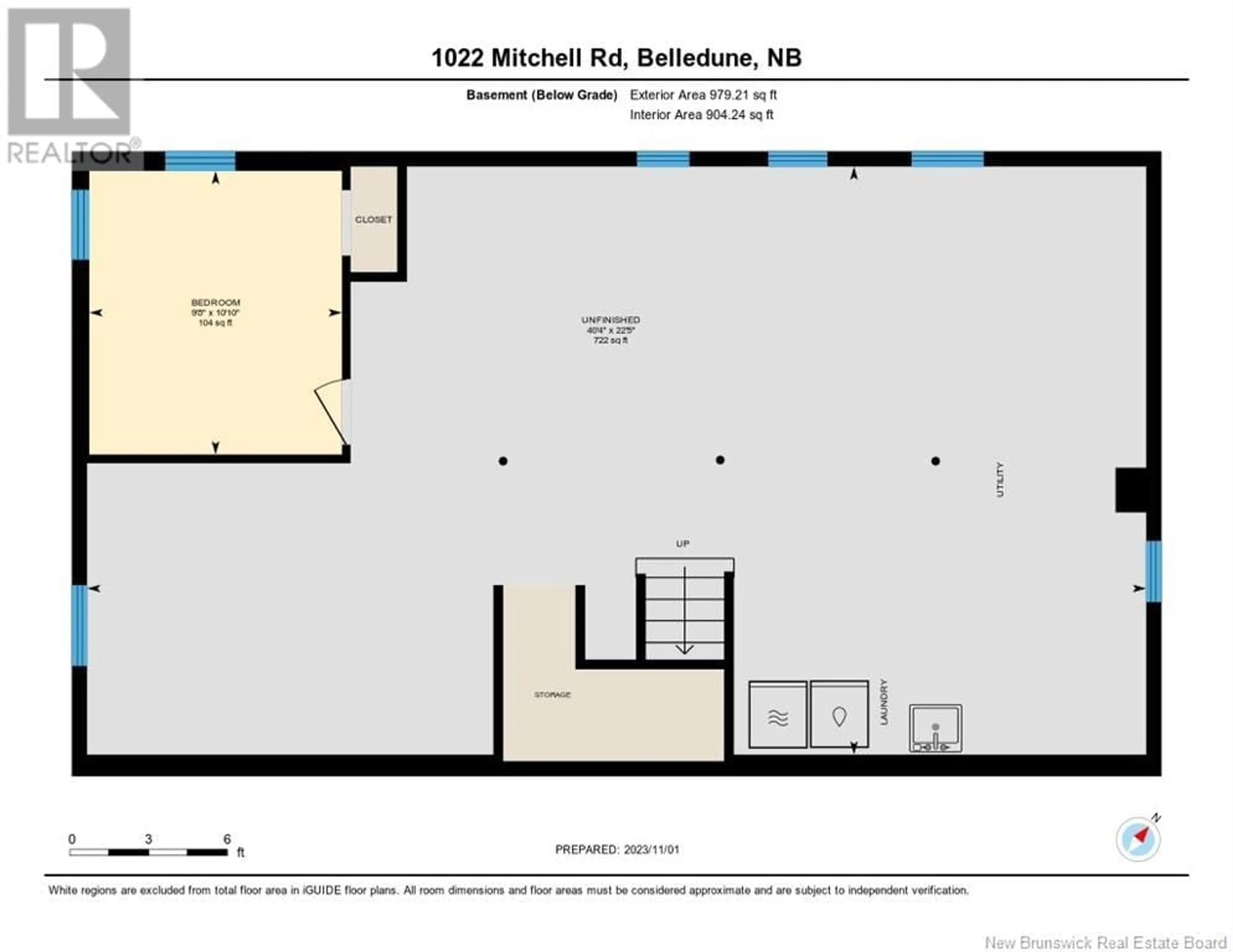 Floor plan for 1022 Mitchell Road, Belledune New Brunswick E8G2T1