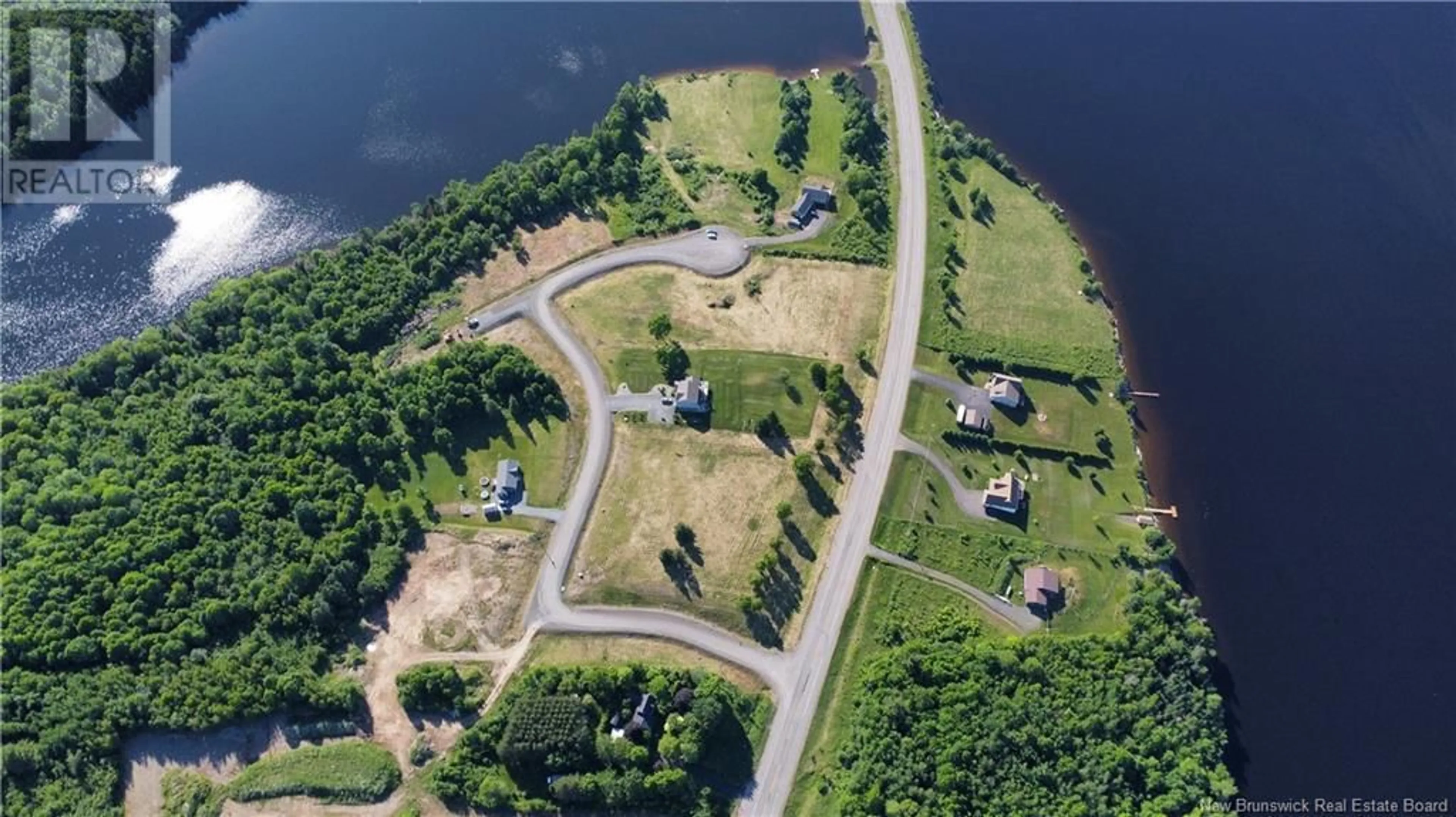 A pic from outside/outdoor area/front of a property/back of a property/a pic from drone, water/lake/river/ocean view for Lot - 12-04 RIVERVIEW DRIVE, Lower Prince William New Brunswick E6K3Y6