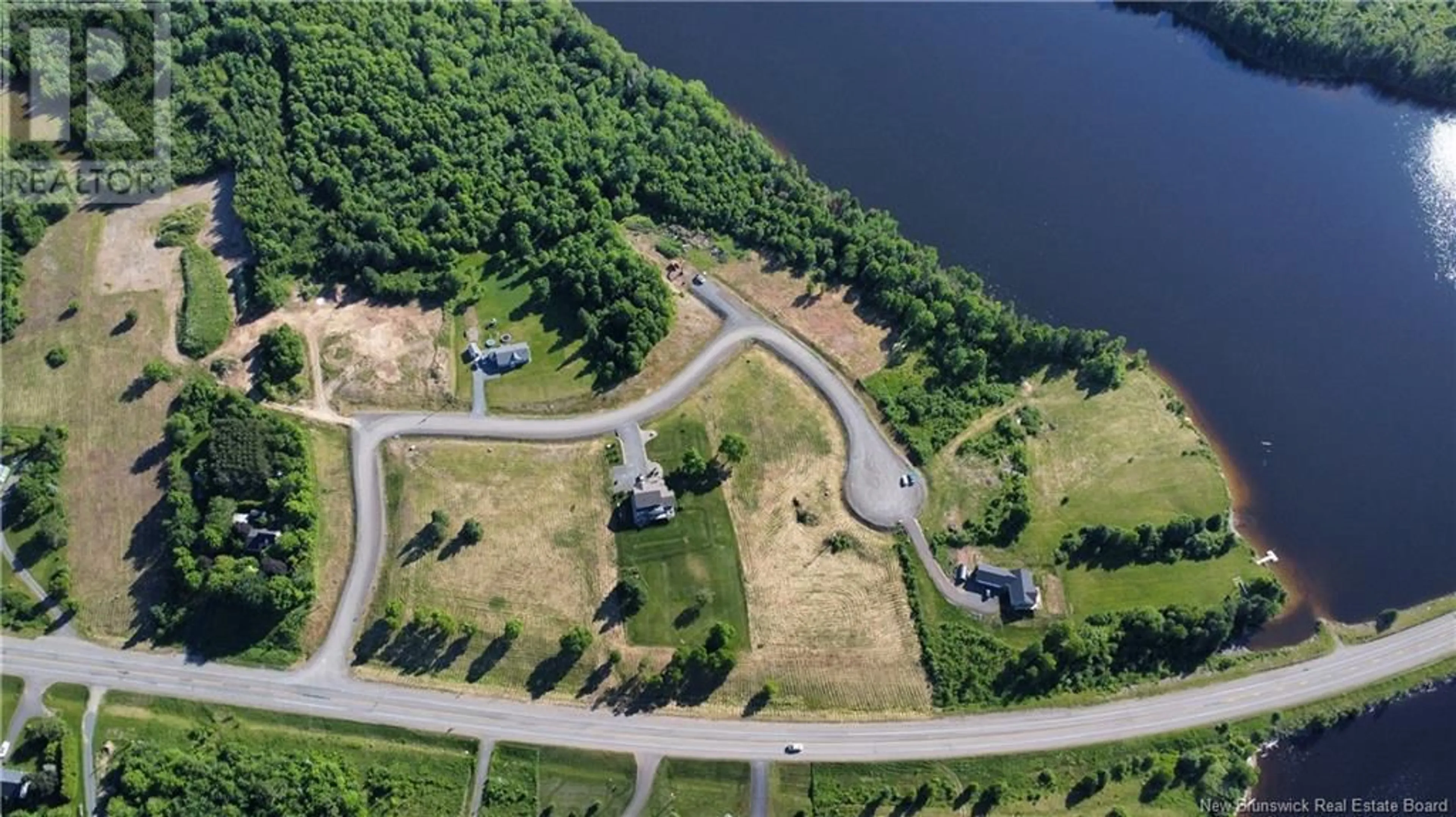 A pic from outside/outdoor area/front of a property/back of a property/a pic from drone, water/lake/river/ocean view for Lot - 12-04 RIVERVIEW DRIVE, Lower Prince William New Brunswick E6K3Y6