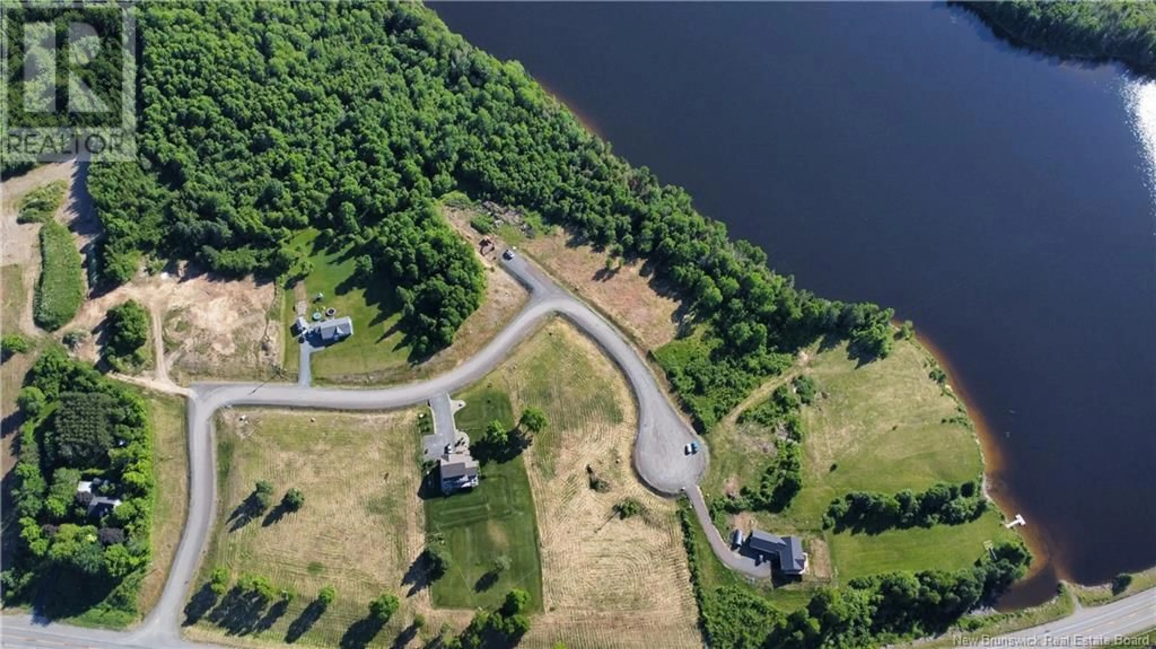 A pic from outside/outdoor area/front of a property/back of a property/a pic from drone, water/lake/river/ocean view for Lot - 12-04 RIVERVIEW DRIVE, Lower Prince William New Brunswick E6K3Y6