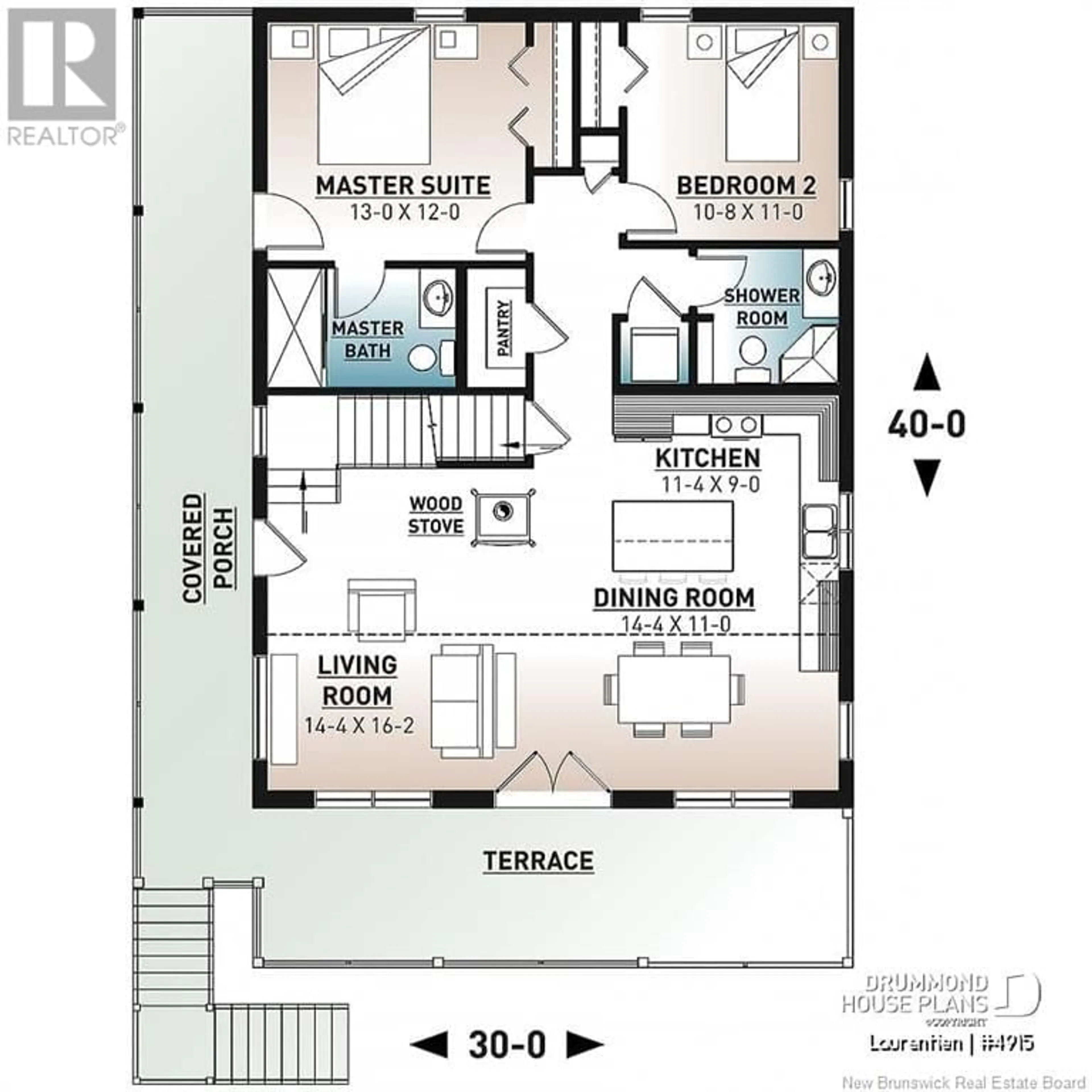 Floor plan for 00 Ravens Ridge, Central Hainesville New Brunswick E6E2B8