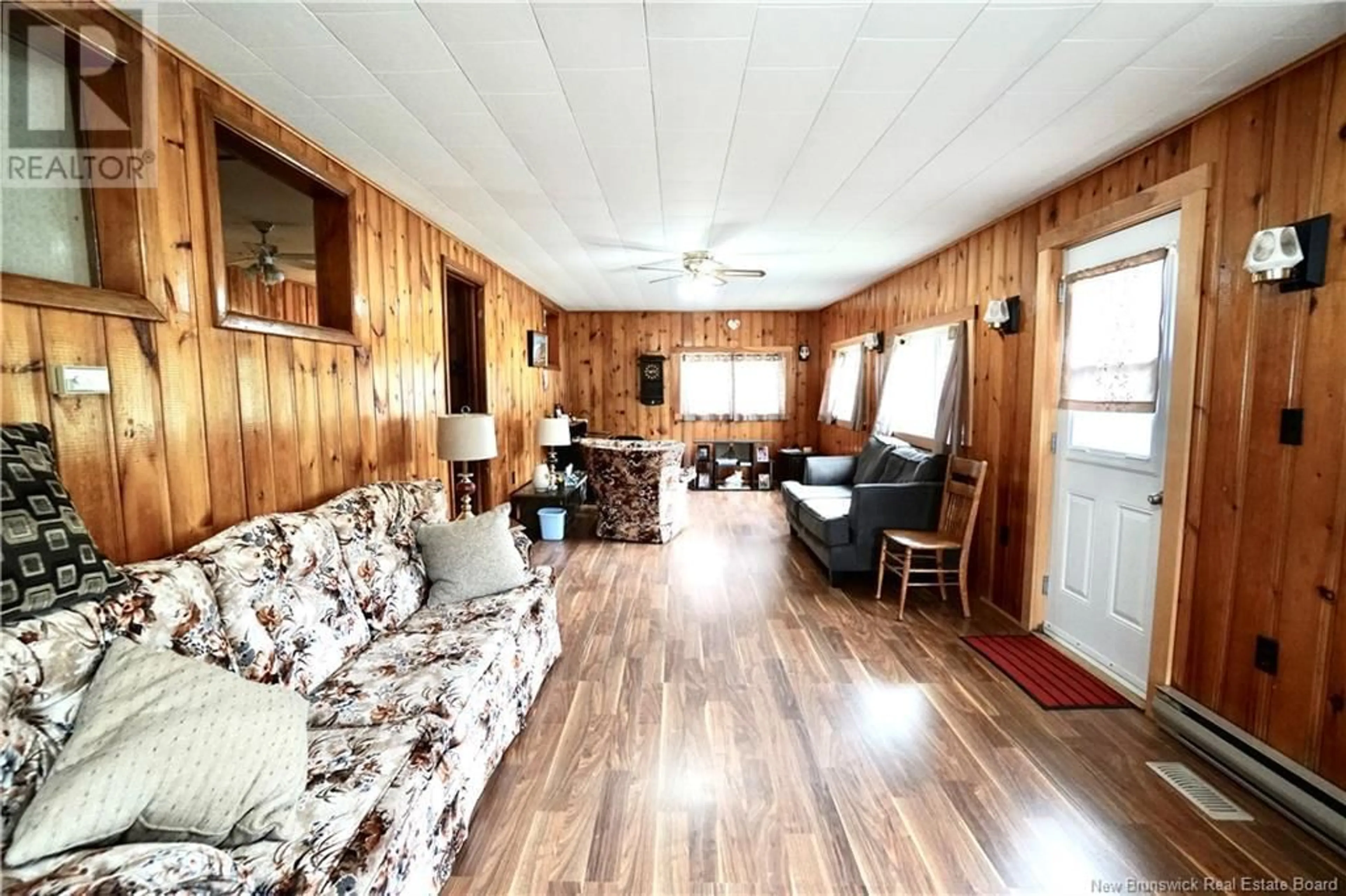 Living room, wood floors for 55 Elm Park, St. Stephen New Brunswick E3L2W7