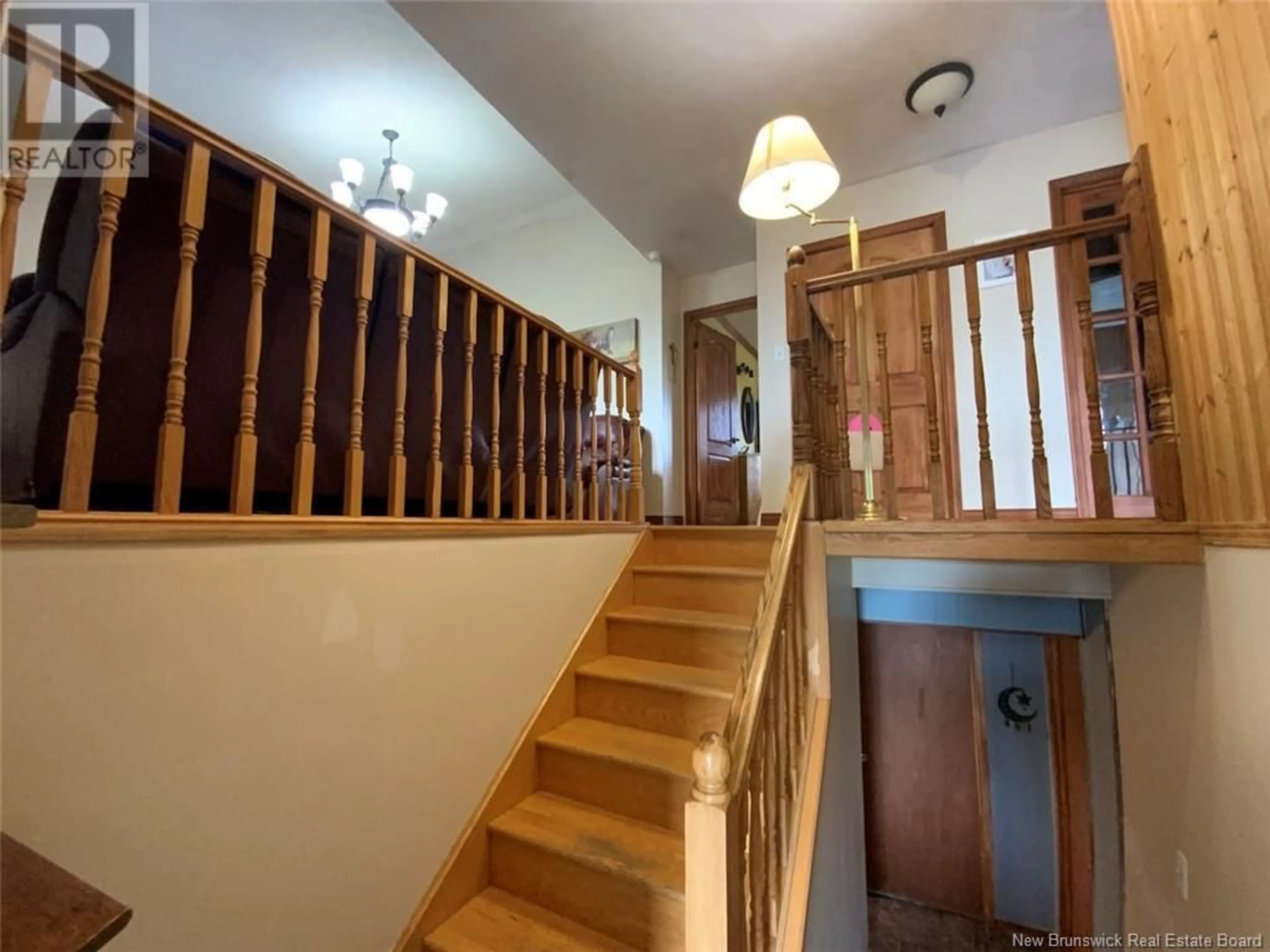 Indoor foyer, wood floors for 501 St-Michel Road, Saint-Jacques New Brunswick E7B2H1