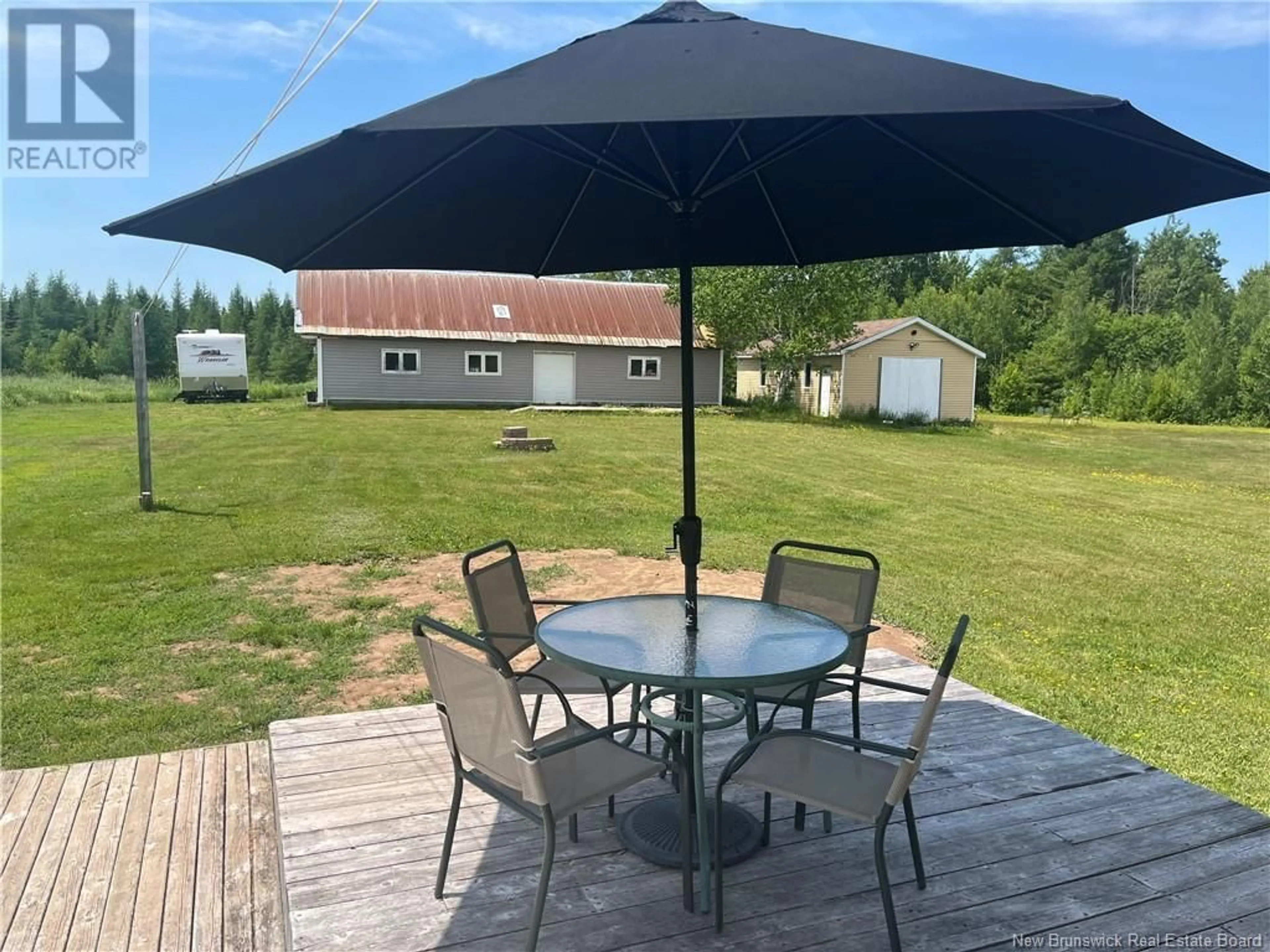 Patio for 4908 Route 134, Allardville New Brunswick E8L1C2