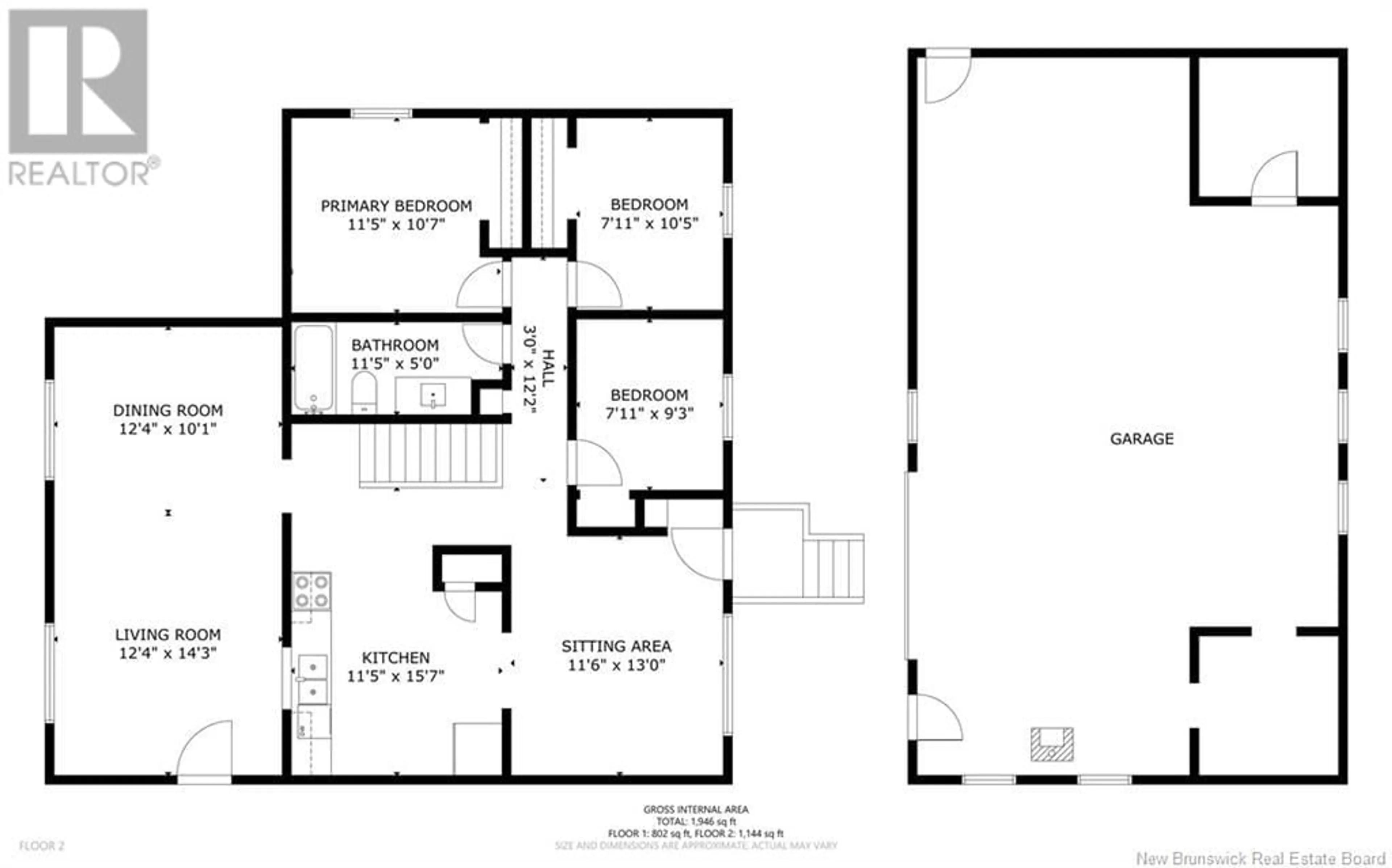 Floor plan for 893 BACK TRACY Road, Tracy New Brunswick E5L1H1