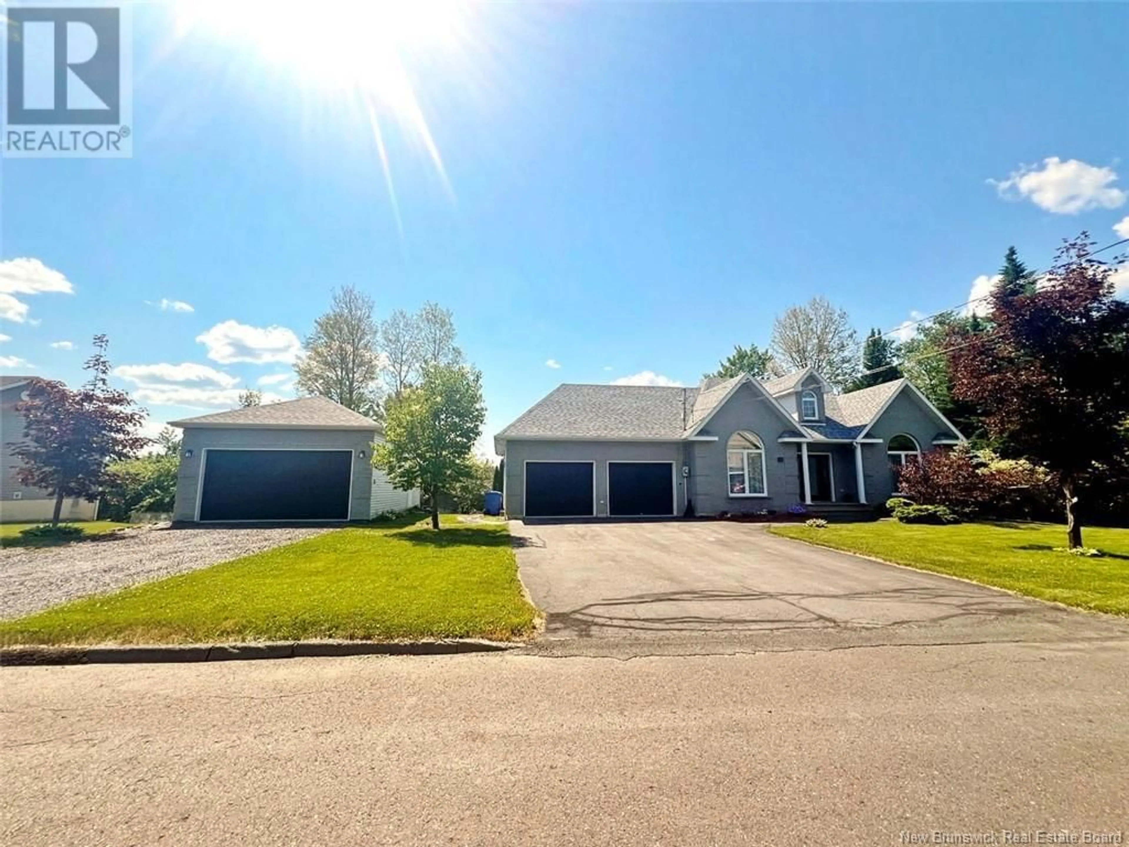 Frontside or backside of a home, the street view for 40 Des Merisiers Street, Edmundston New Brunswick E3V4Y2