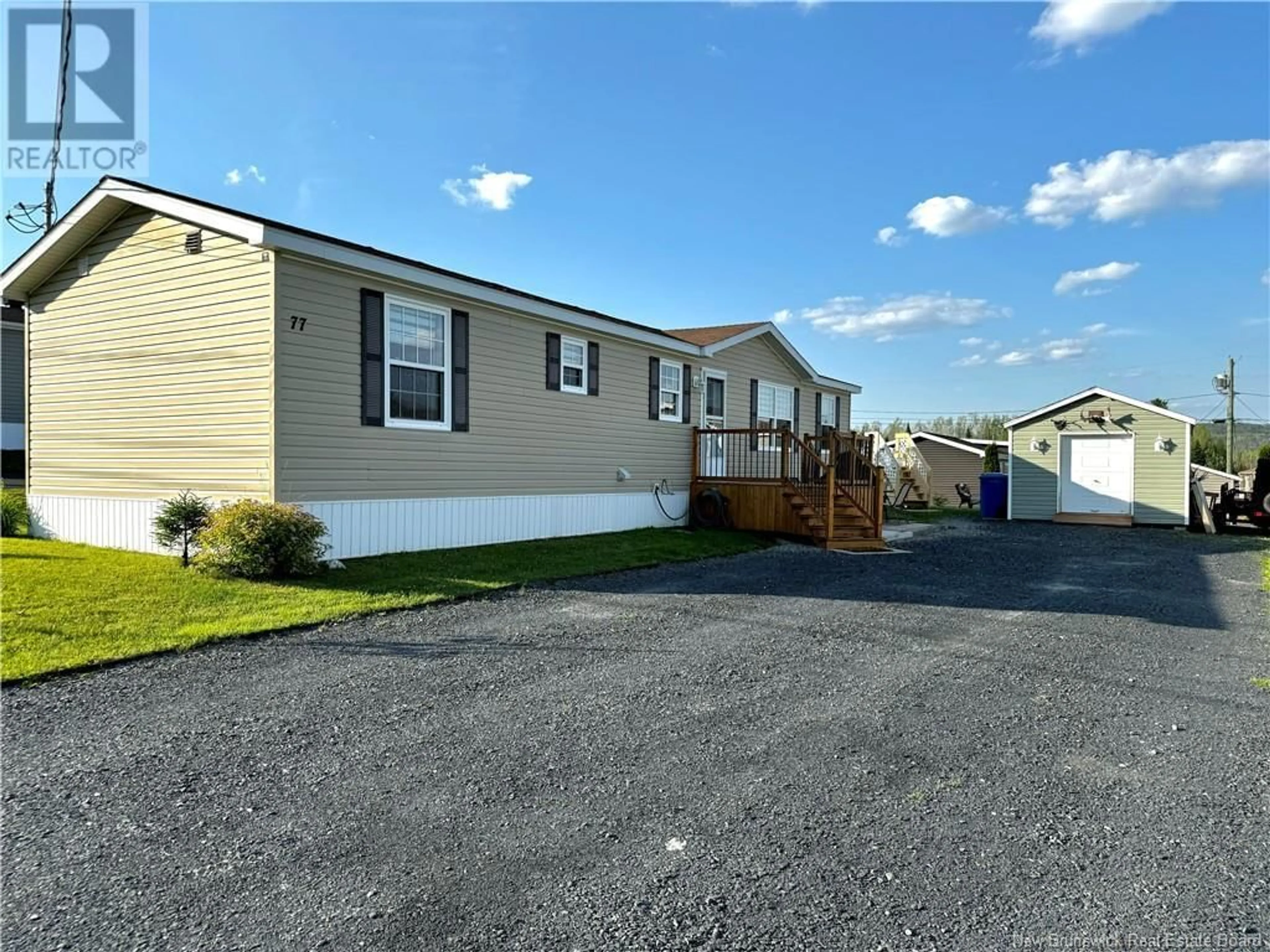 Frontside or backside of a home for 77 Cardinal Street, Edmundston New Brunswick E3V5E3