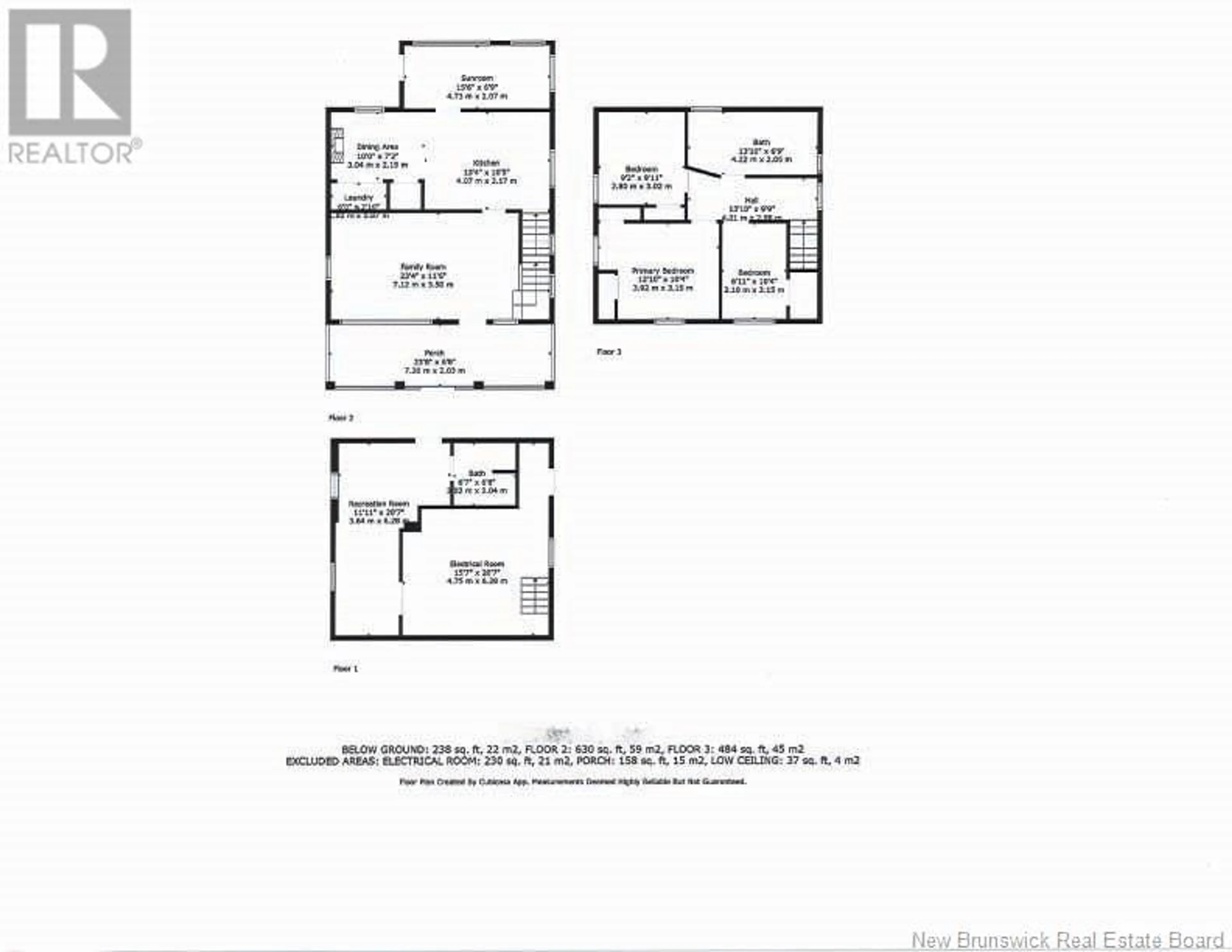 Floor plan for 165 Orchard Street, Dalhousie New Brunswick E8C2C3