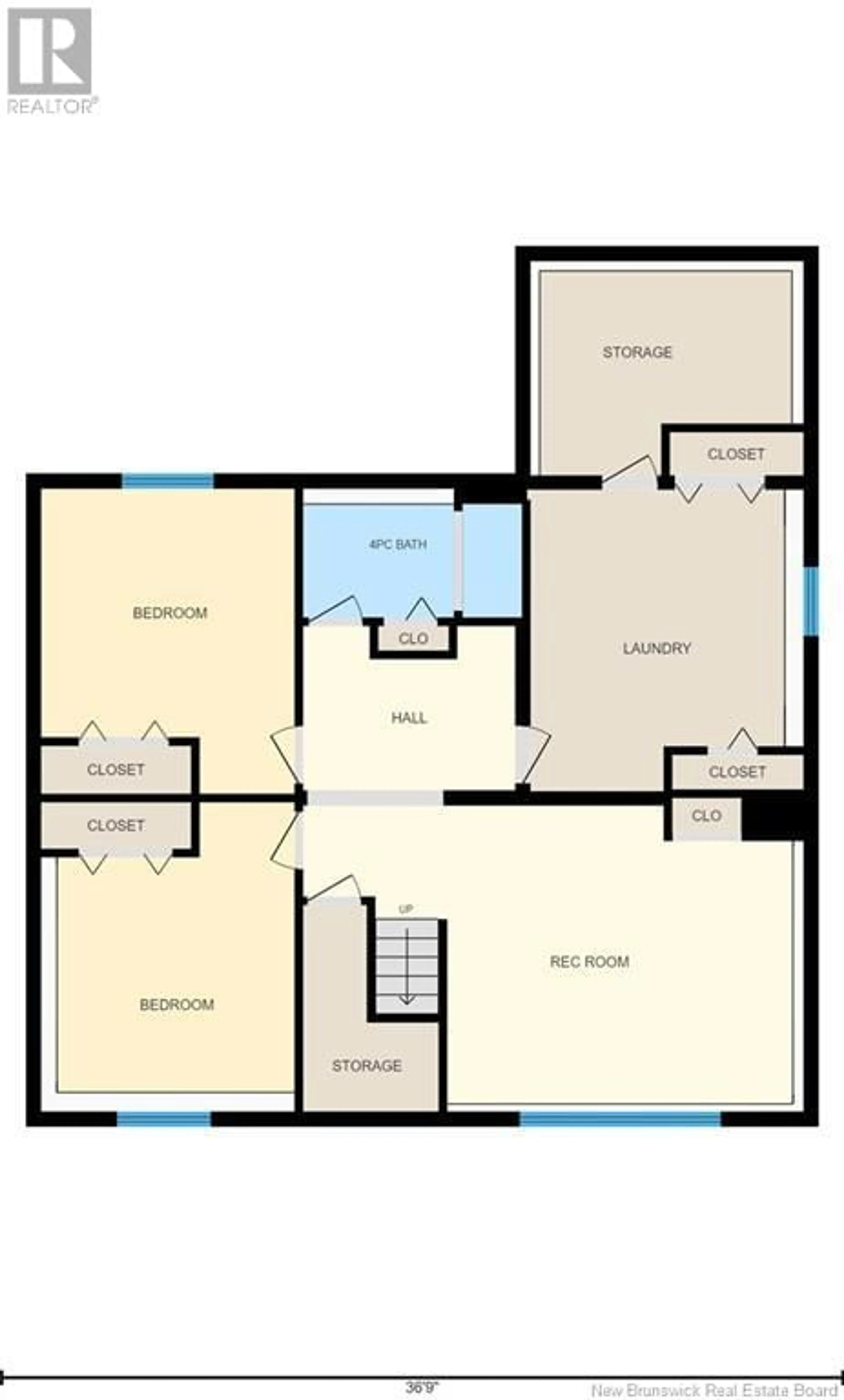 Floor plan for 1076 Sycamore, Bathurst New Brunswick E2A4T8