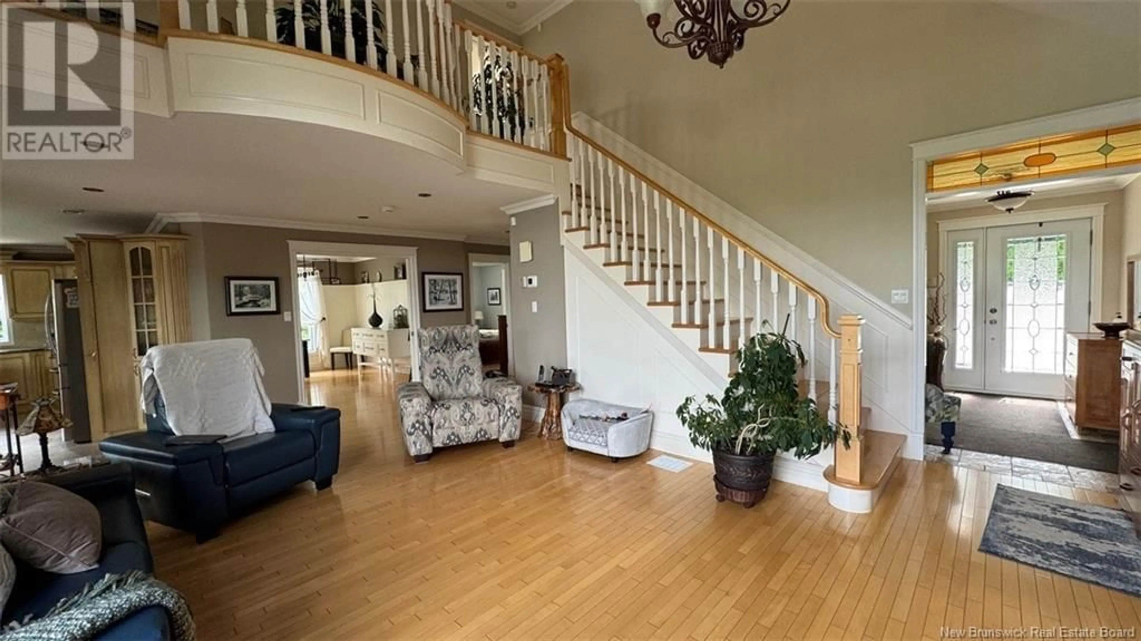 Indoor foyer, wood floors for 241 Beaulieu Road, Saint-François-de-Madawaska New Brunswick E7A1A2