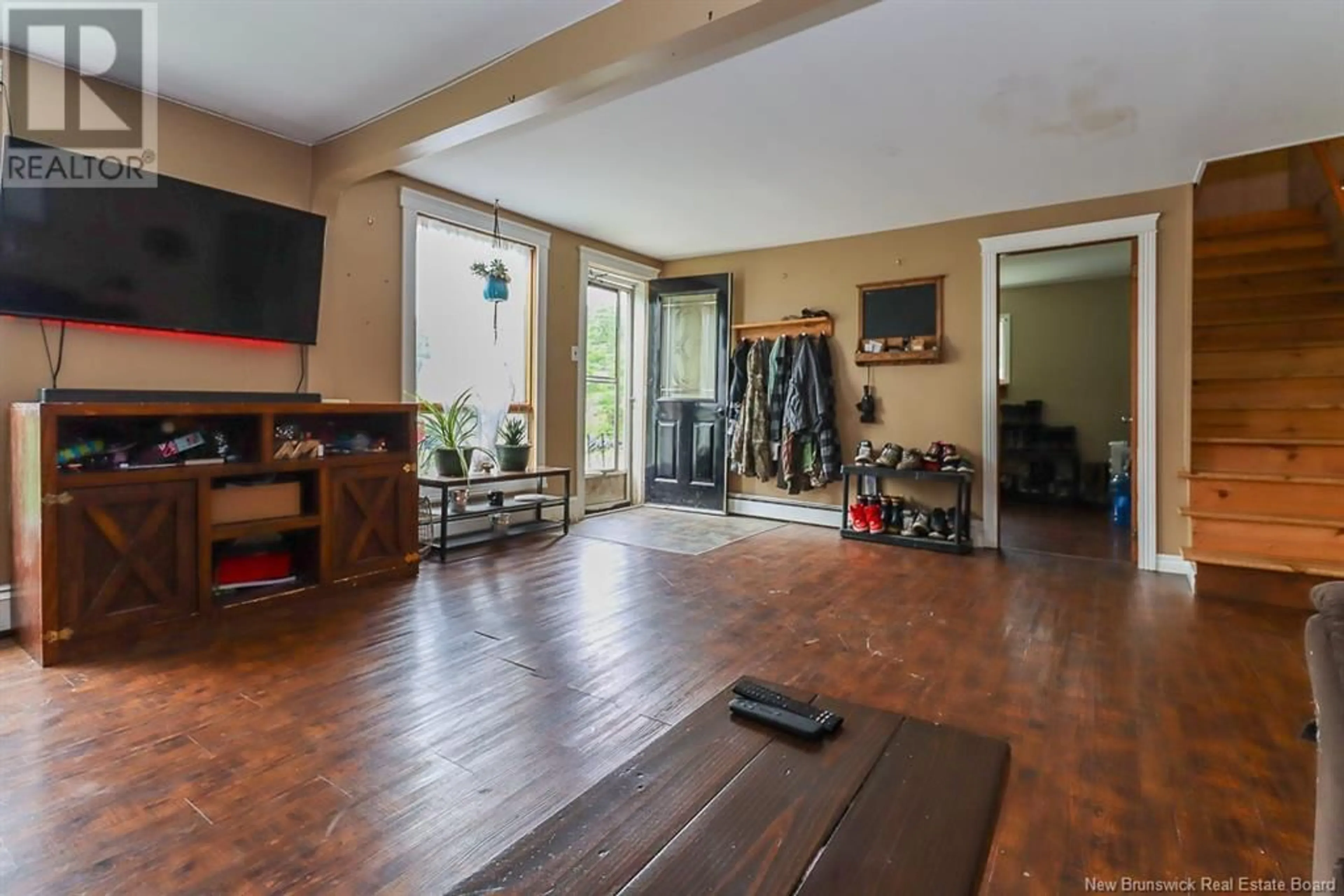 Living room, wood floors for 520 Route 820, Baxters Corner New Brunswick E2S2J6