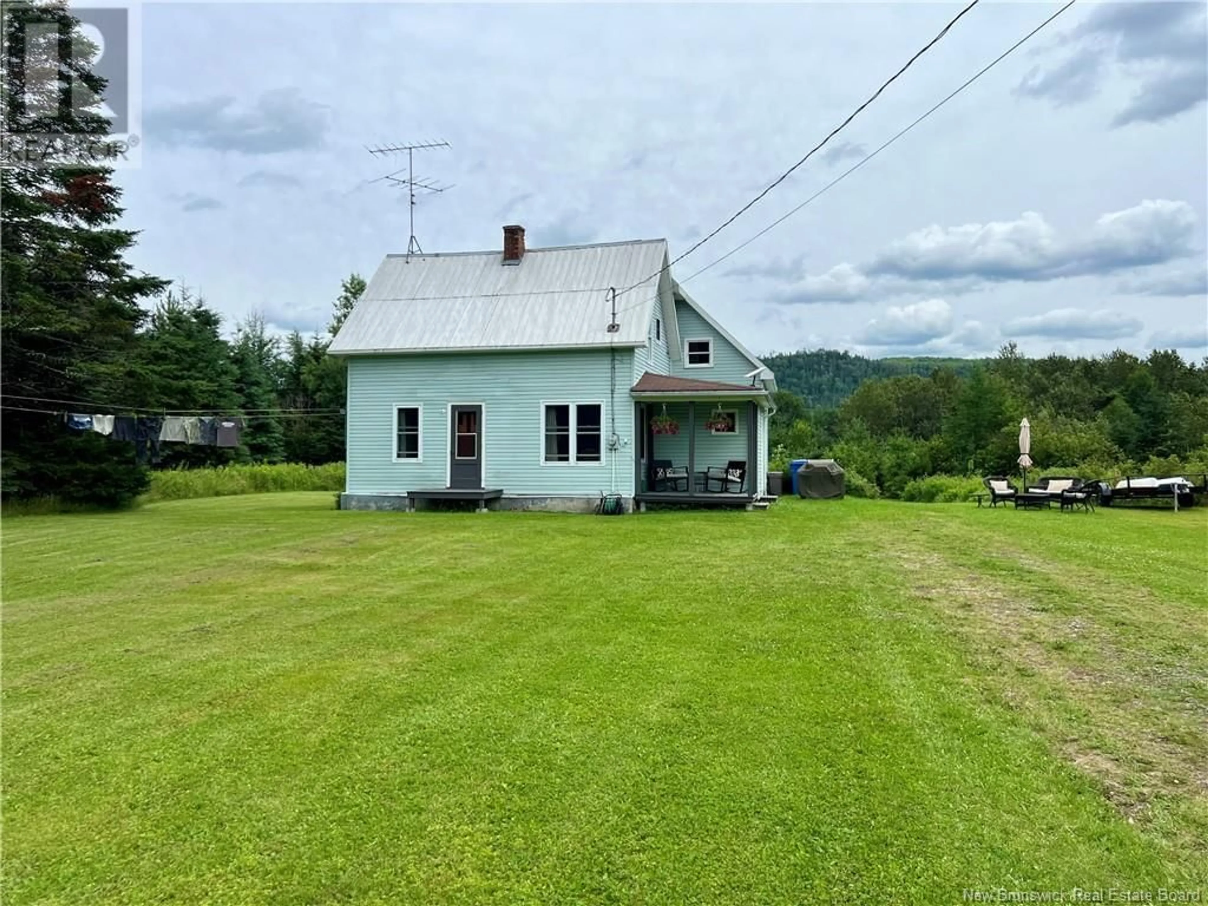 A pic from outside/outdoor area/front of a property/back of a property/a pic from drone, unknown for 3298 RTE 385, Riley Brook New Brunswick E7G3B9