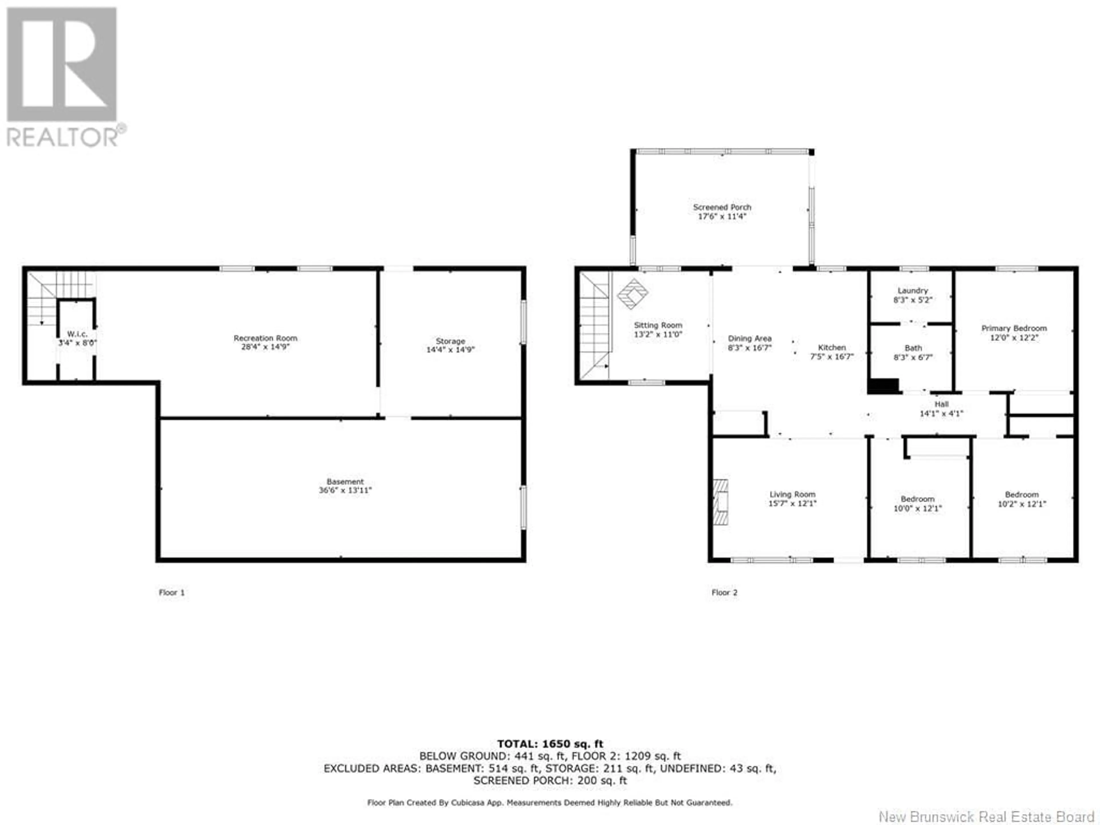 Floor plan for 82 Bernard Street, Balmoral New Brunswick E8E1A5