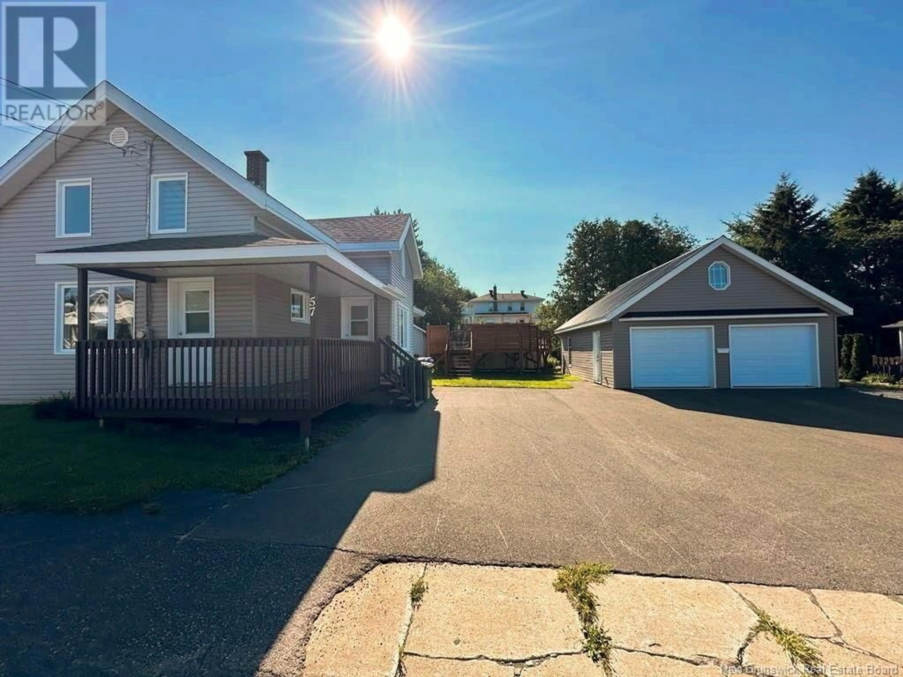 Frontside or backside of a home for 57 Pouvoir Road, Edmundston New Brunswick E3V2X7