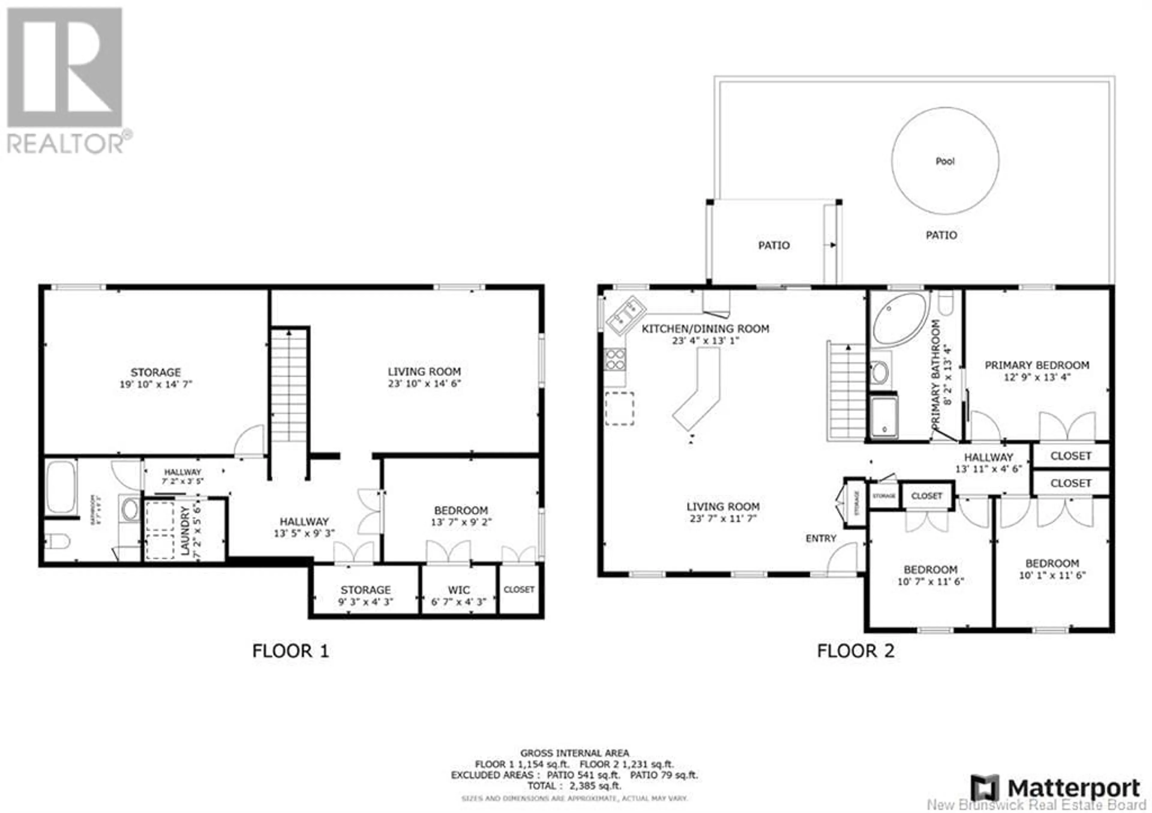 Floor plan for 26 Louise Court, Fredericton New Brunswick E3G5M5