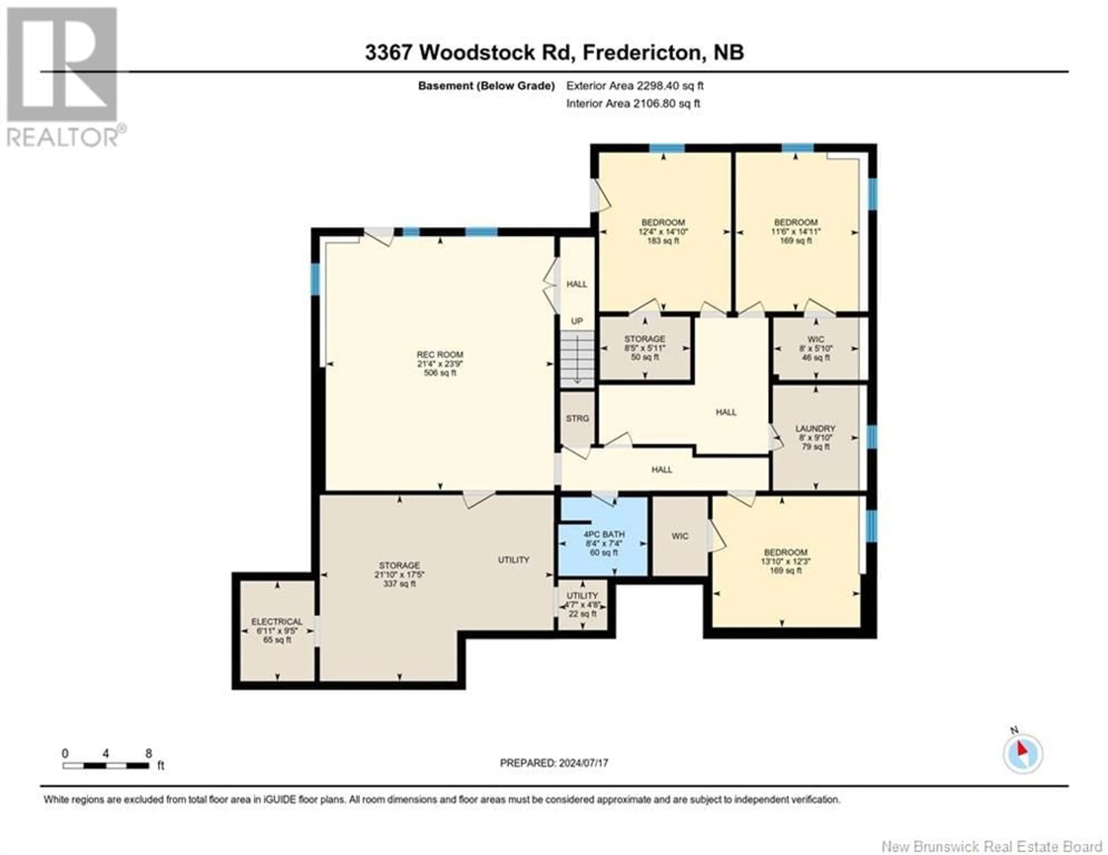 Floor plan for 3367 Woodstock Road, Fredericton New Brunswick E3E1A5