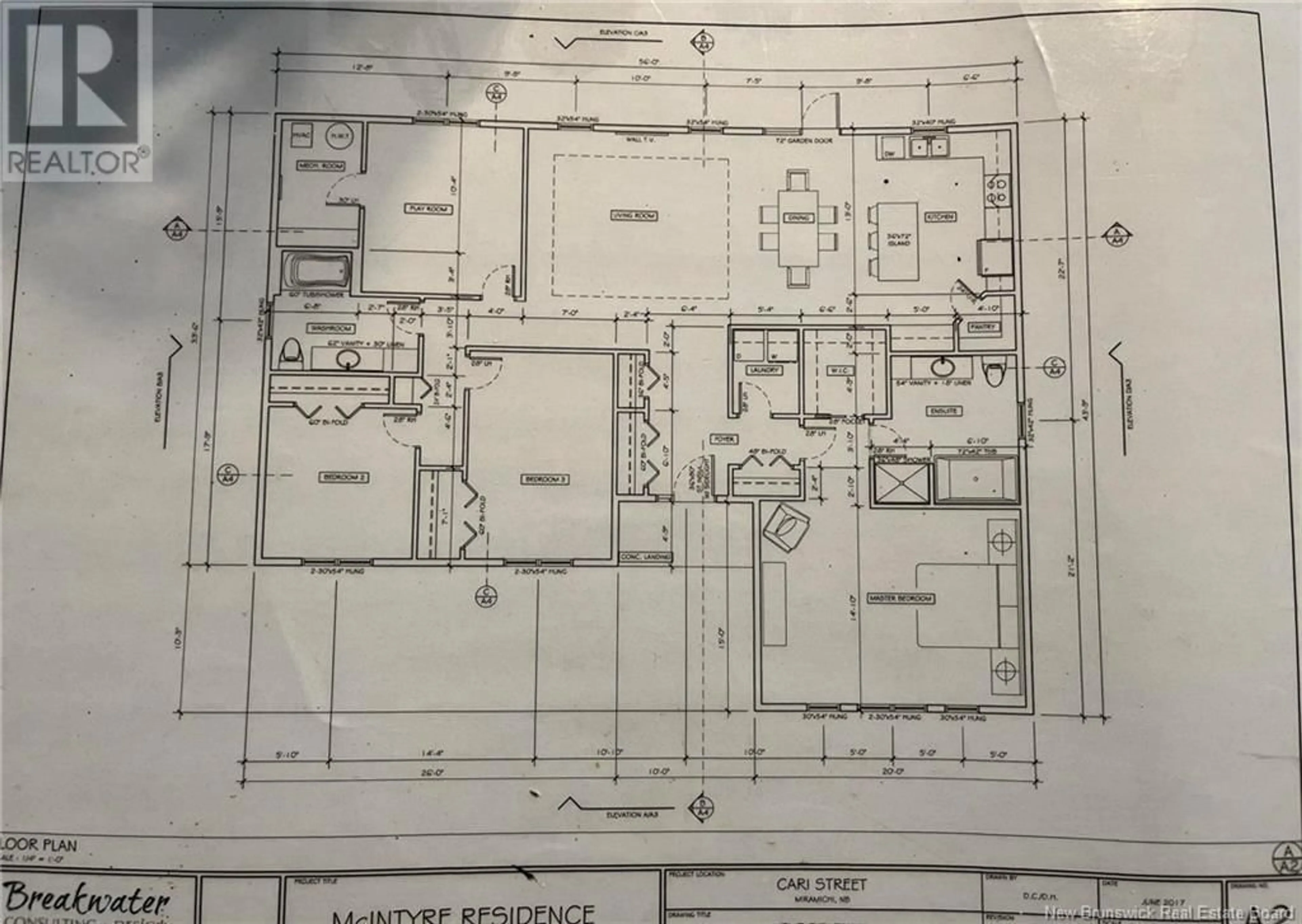 Floor plan for 216 Cari Street, Miramichi New Brunswick E1N3W2