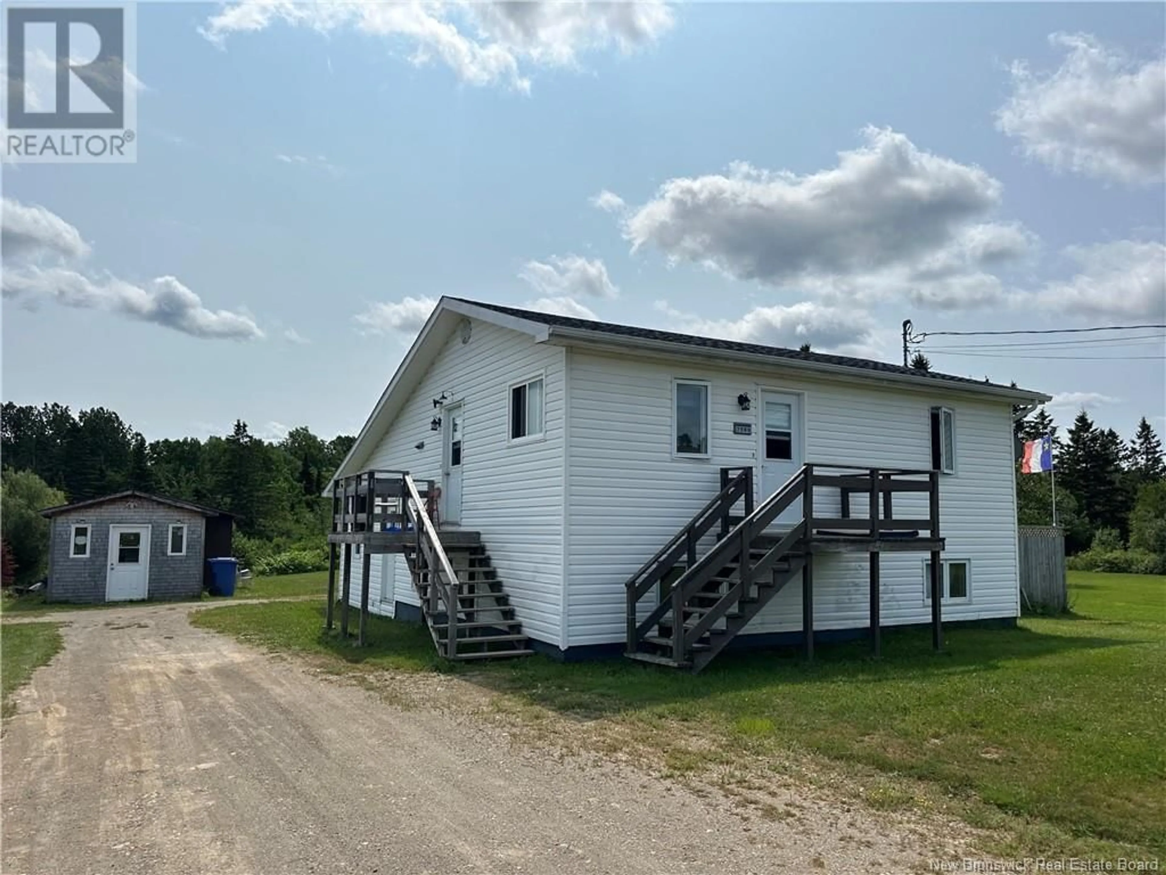 Frontside or backside of a home, the front or back of building for 2089 Sormany, Sormany New Brunswick E8K3B1