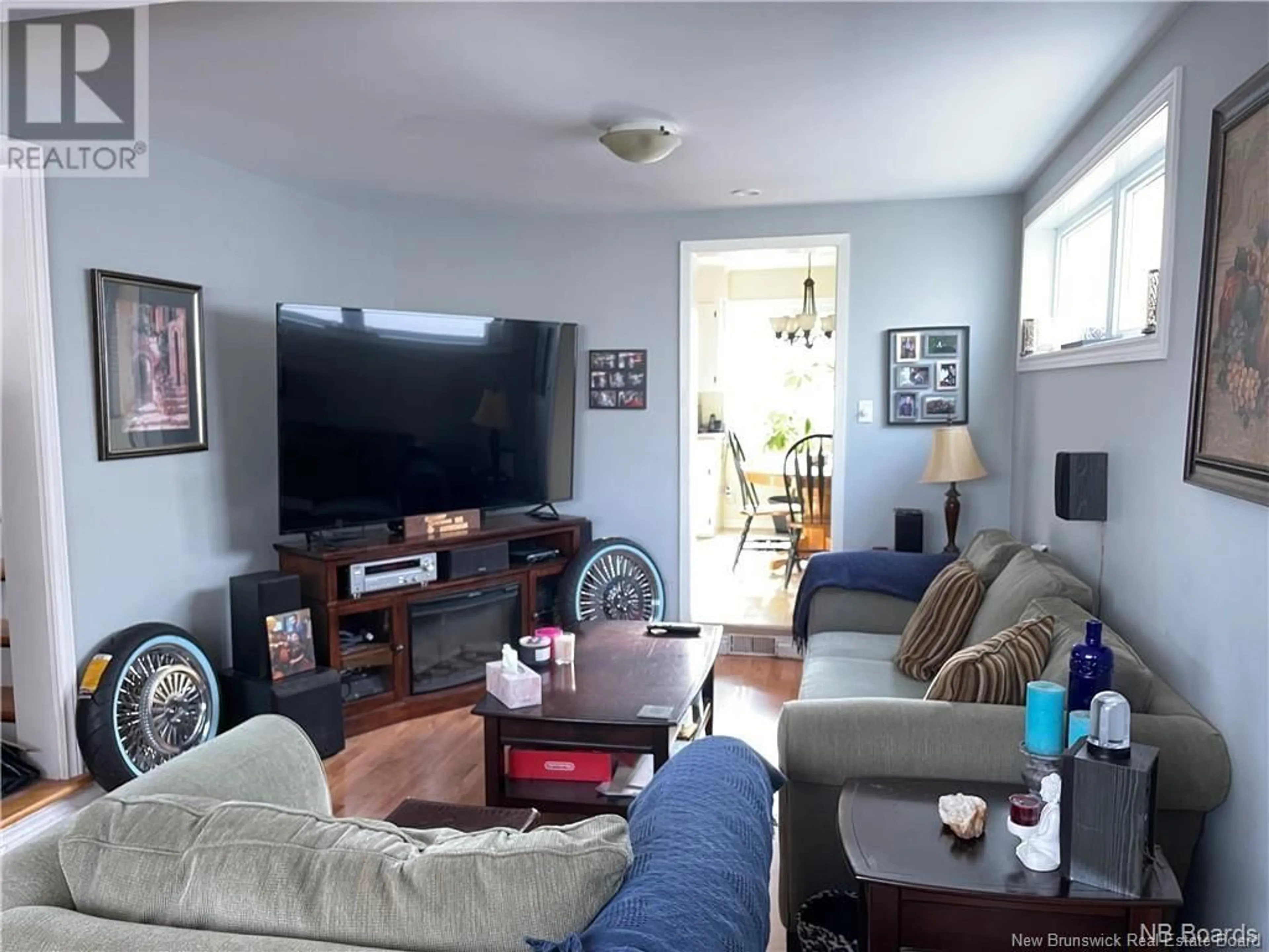 Living room, wood floors for 445 Tremblay Street, Bathurst New Brunswick E2A2K1