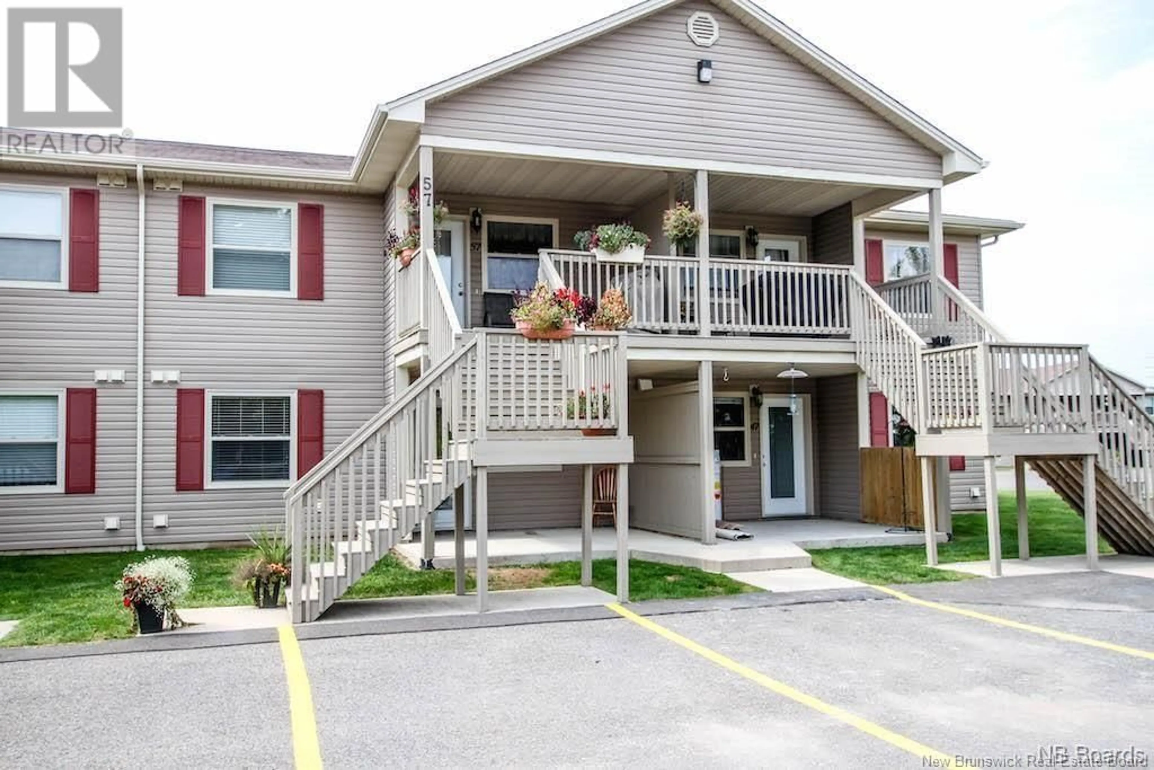 A pic from exterior of the house or condo for 25 Trailside Lane Unit# 48, Fredericton New Brunswick E3A5M3