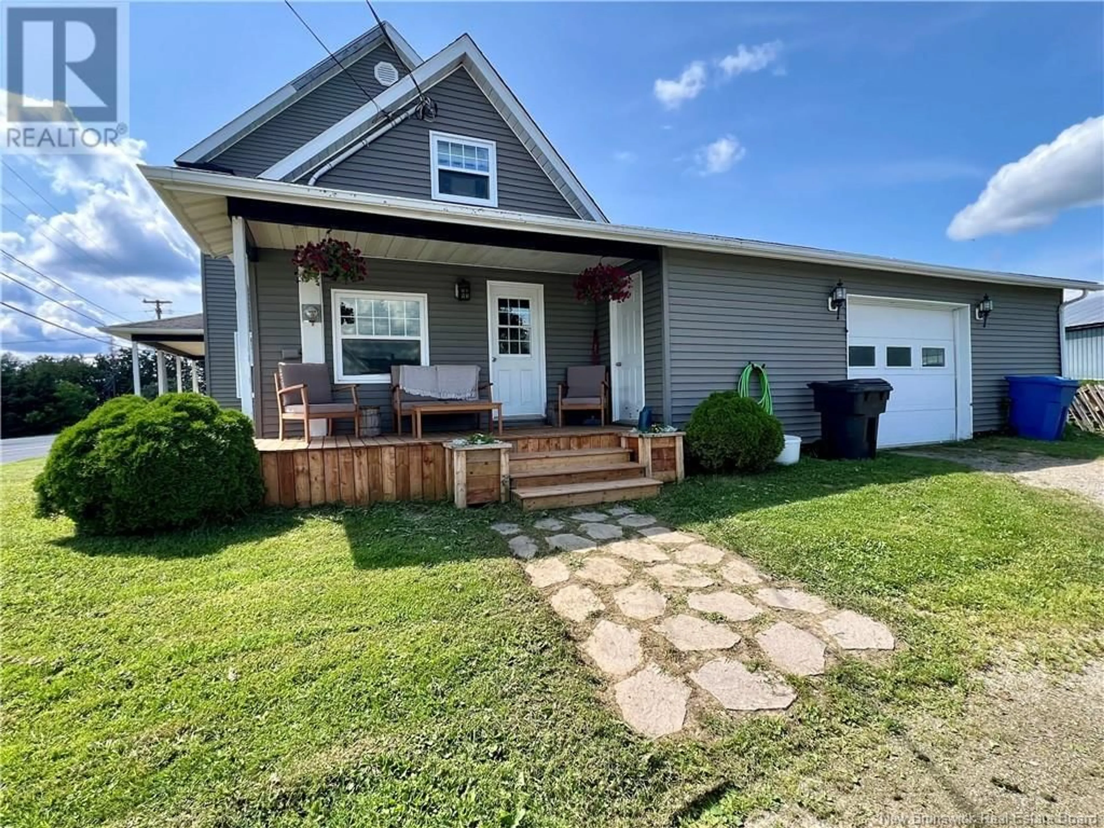Home with vinyl exterior material, street for 450 DE L'EGLISE ROAD, Saint-André New Brunswick E3Y2Y8