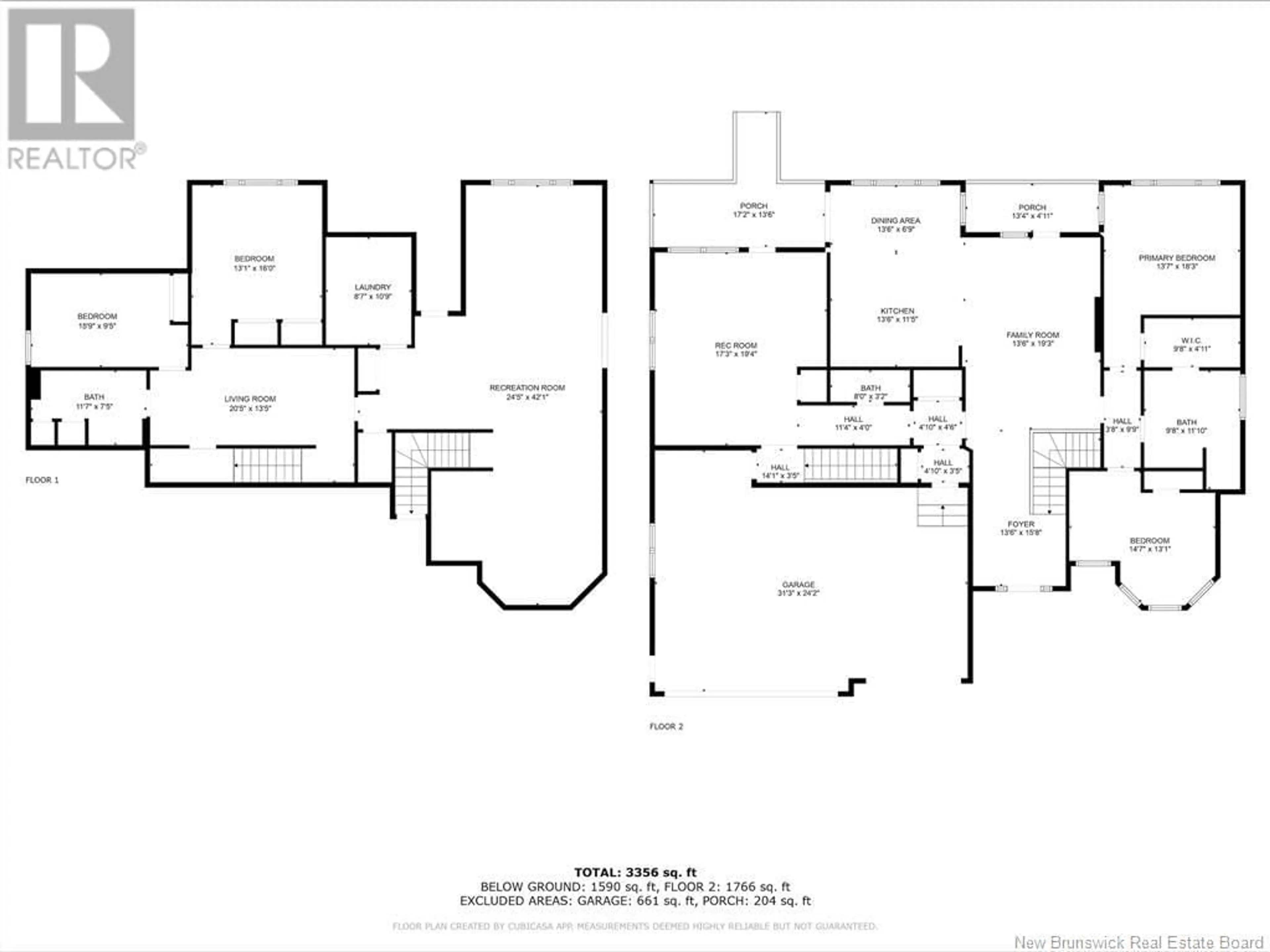 Floor plan for 47 Brook Terrace, Campbellton New Brunswick E3N3T3