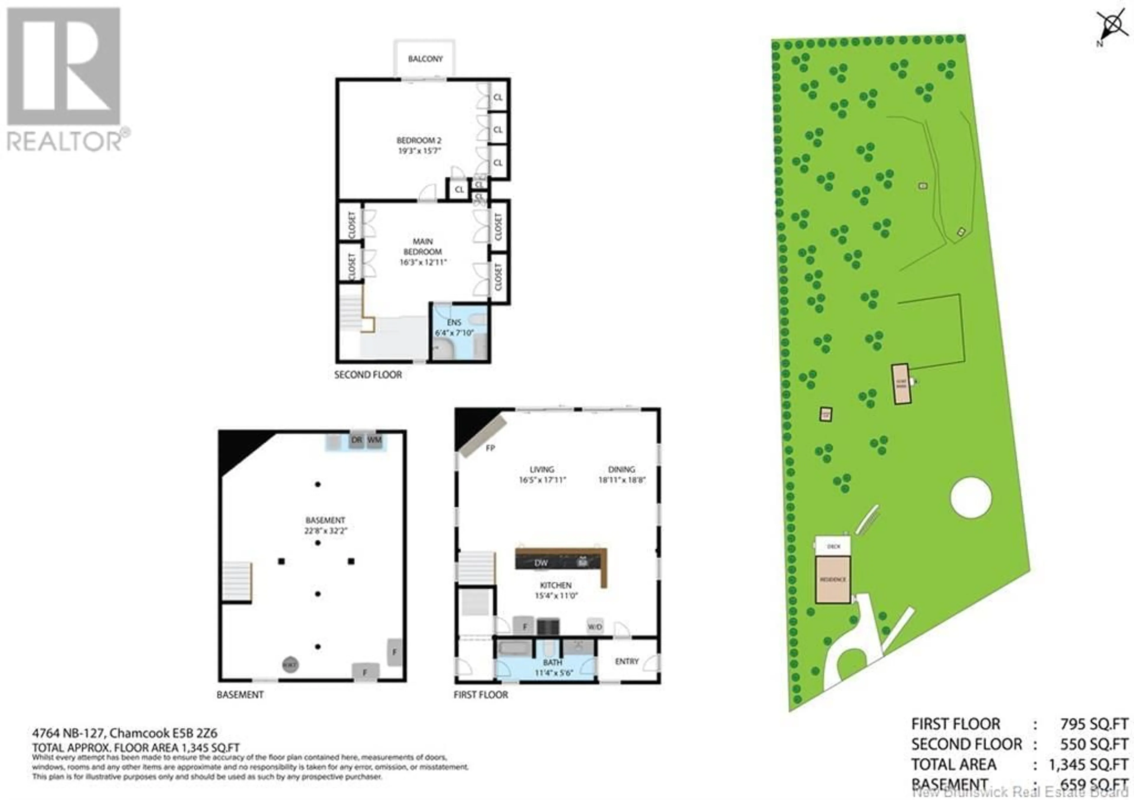 Floor plan for 4764 Route 127, Chamcook New Brunswick E5B3A5