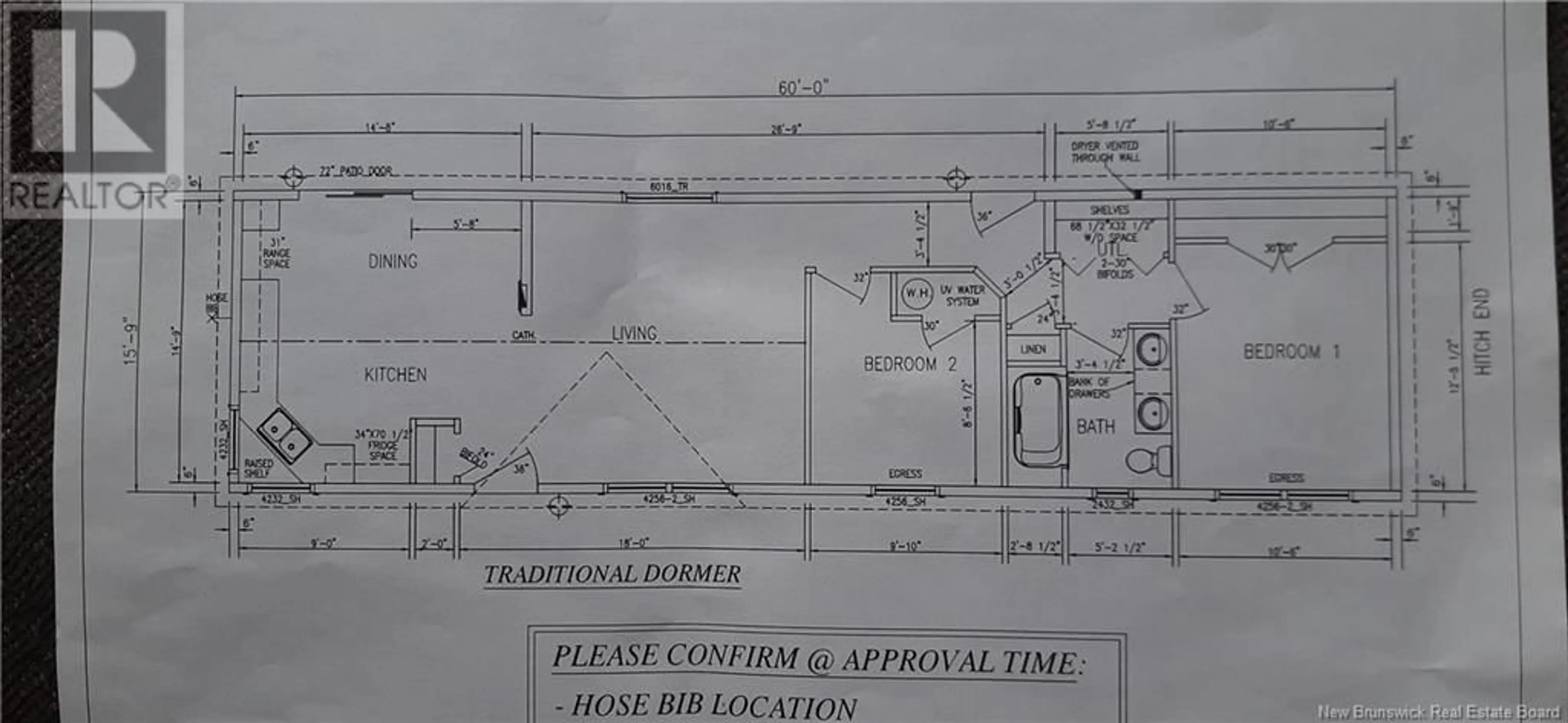 Floor plan for 2163 Route 102, Gagetown New Brunswick E5M1J9