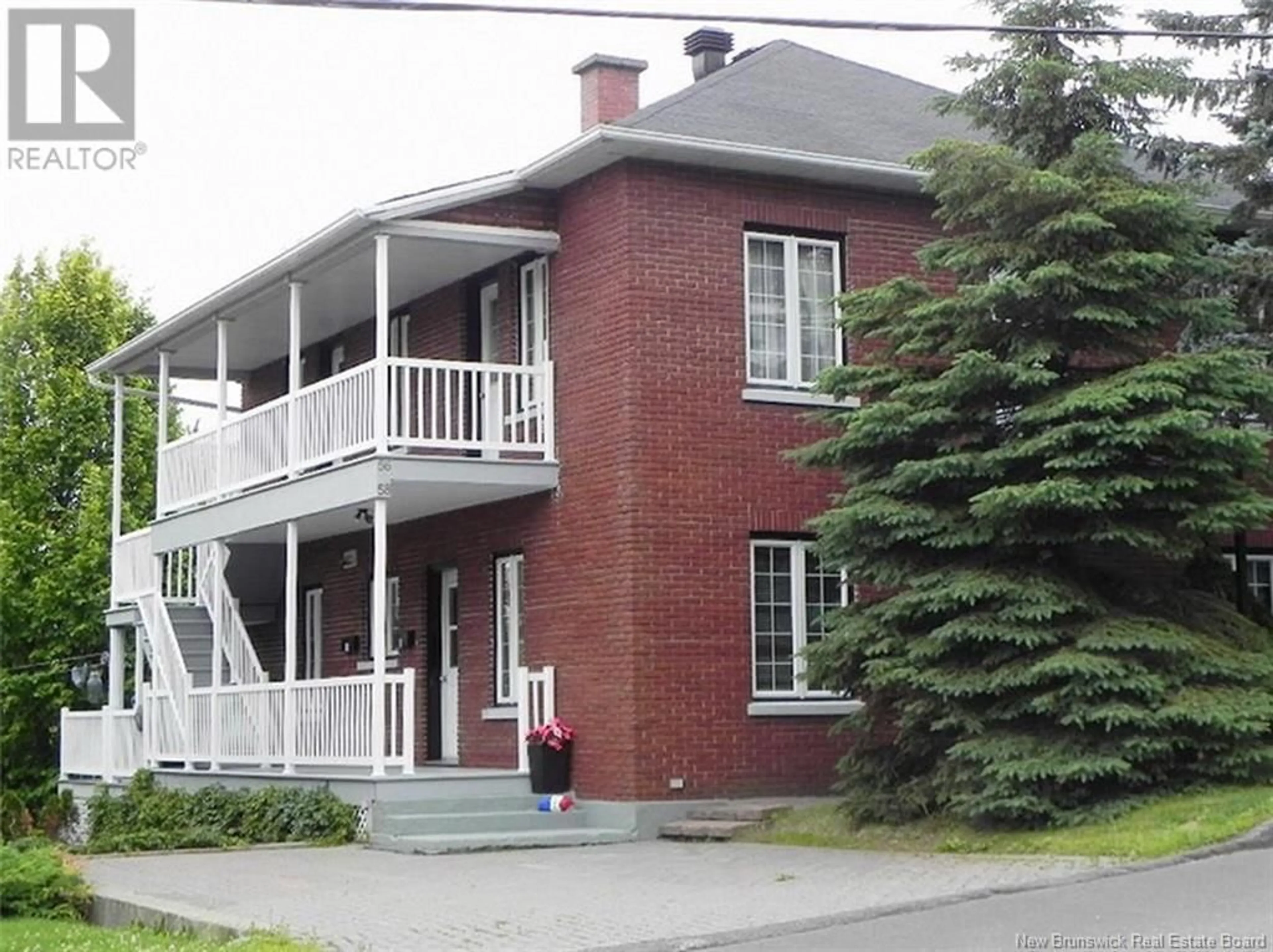 Outside view for 56-58 Bellevue Street, Edmundston New Brunswick E3V2C7