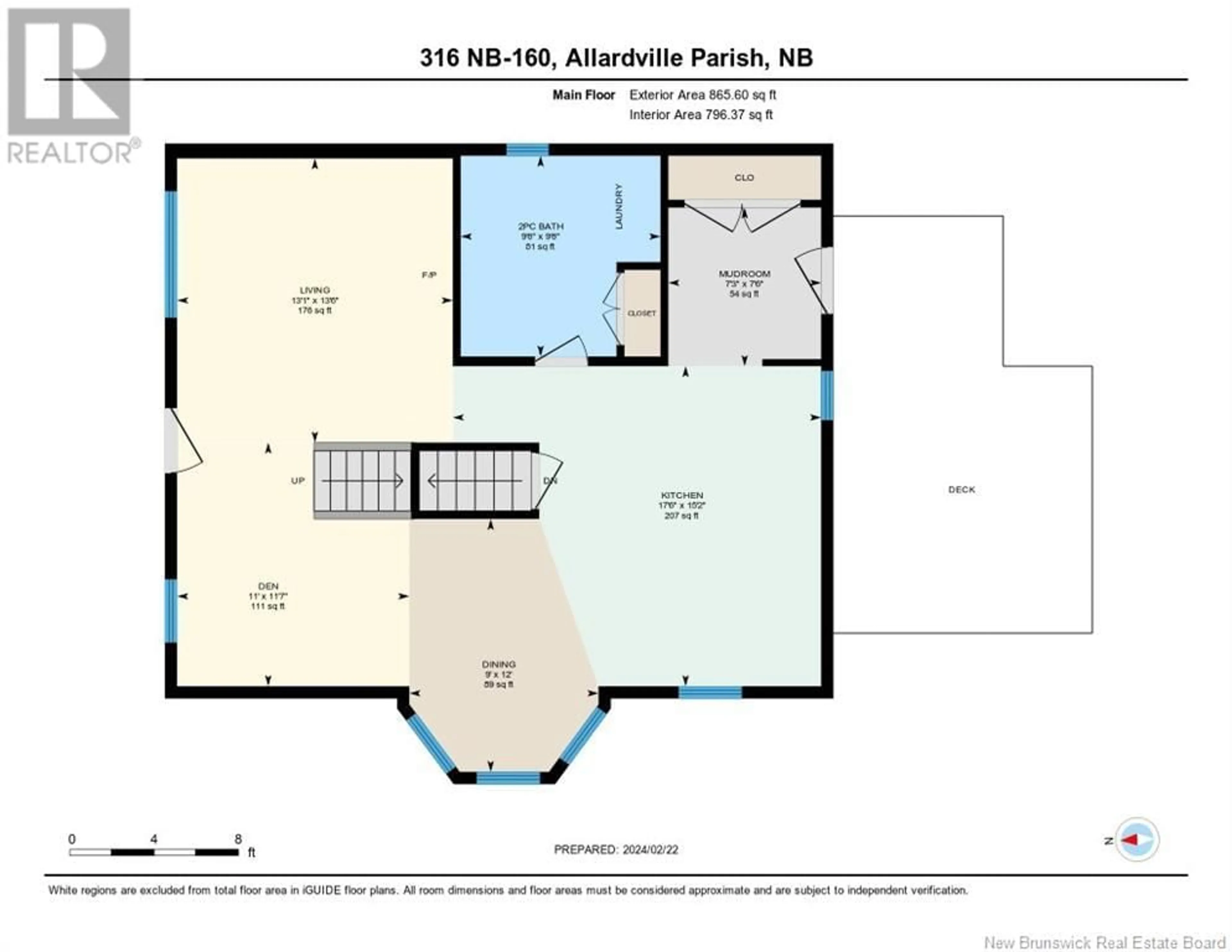 Floor plan for 316 Route 160, Allardville New Brunswick E8L1J8