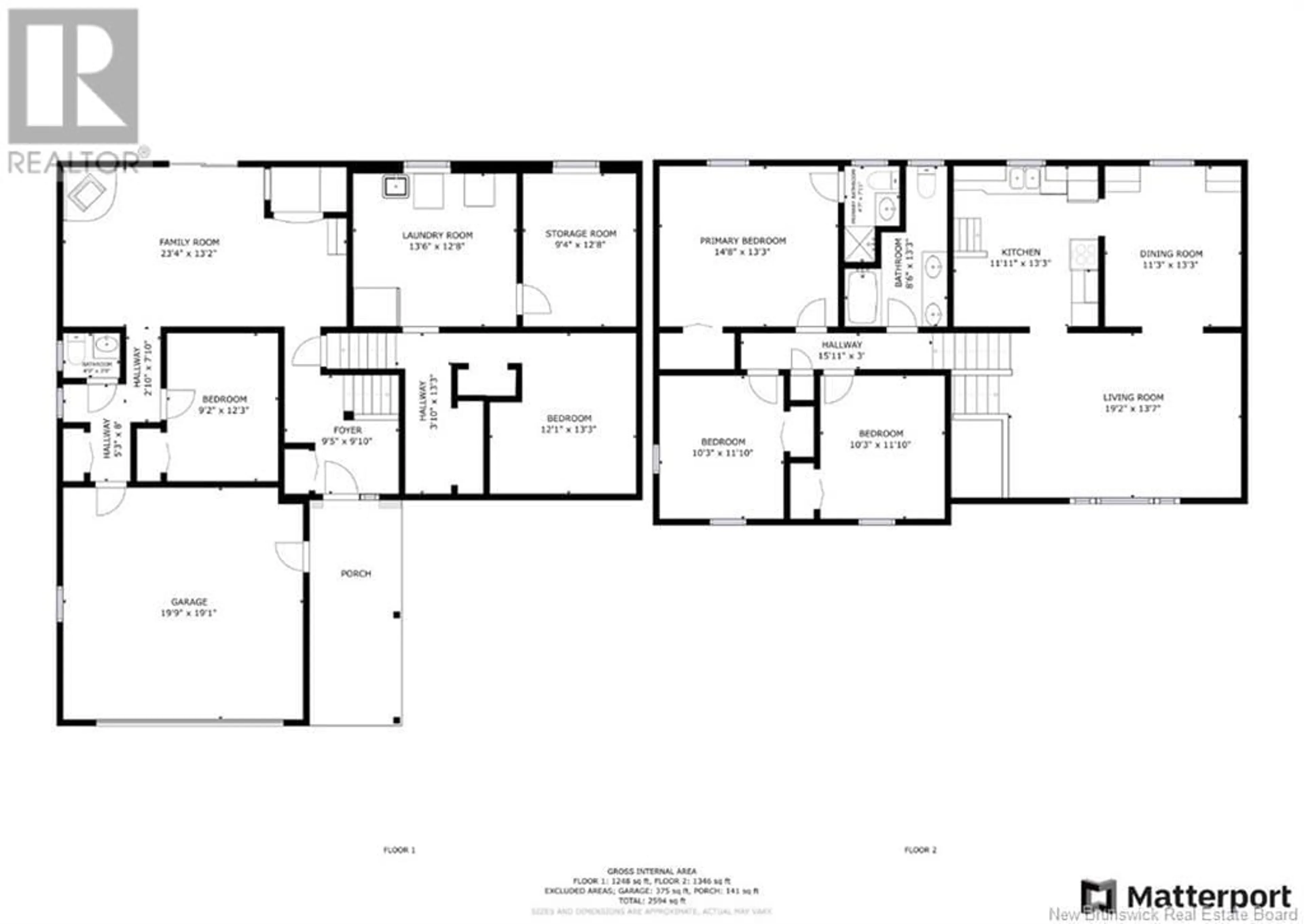 Floor plan for 62 Ascot Drive, Fredericton New Brunswick E3B6C3