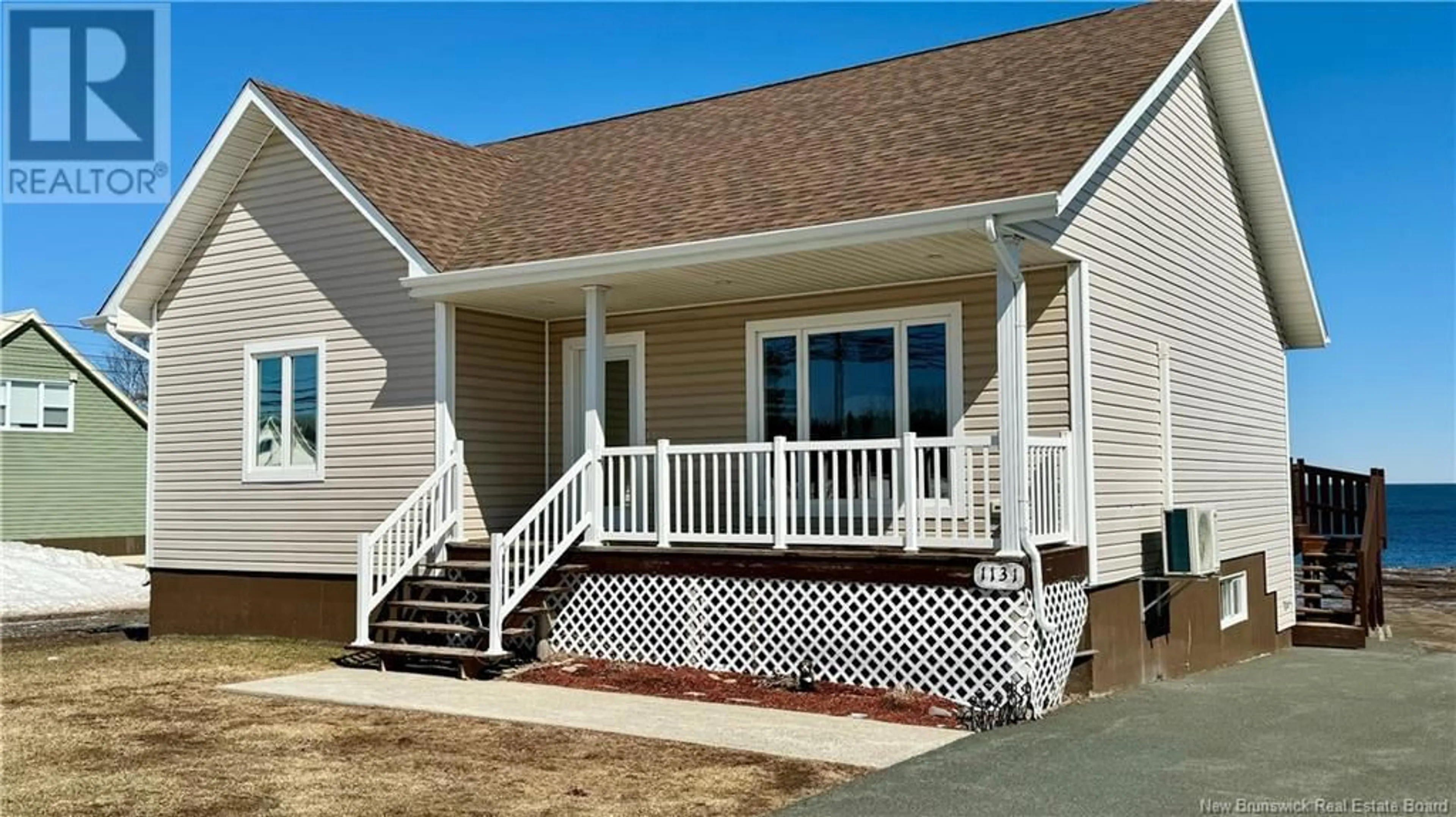 Home with vinyl exterior material, street for 1131 ROUTE 134, Petit-Rocher-Sud New Brunswick E8J1C4