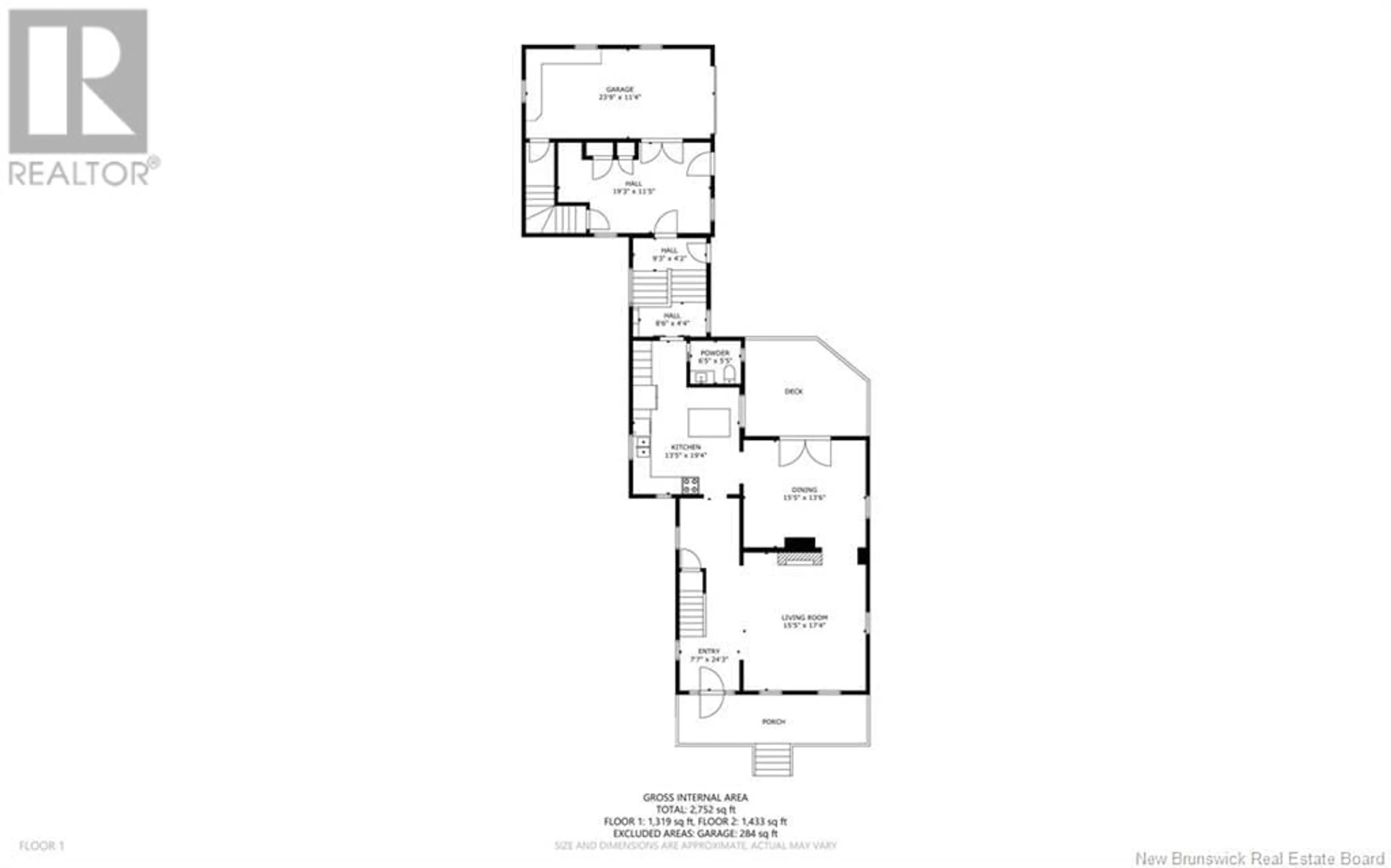 Floor plan for 699 ROUTE 105, Maugerville New Brunswick E3A8L1