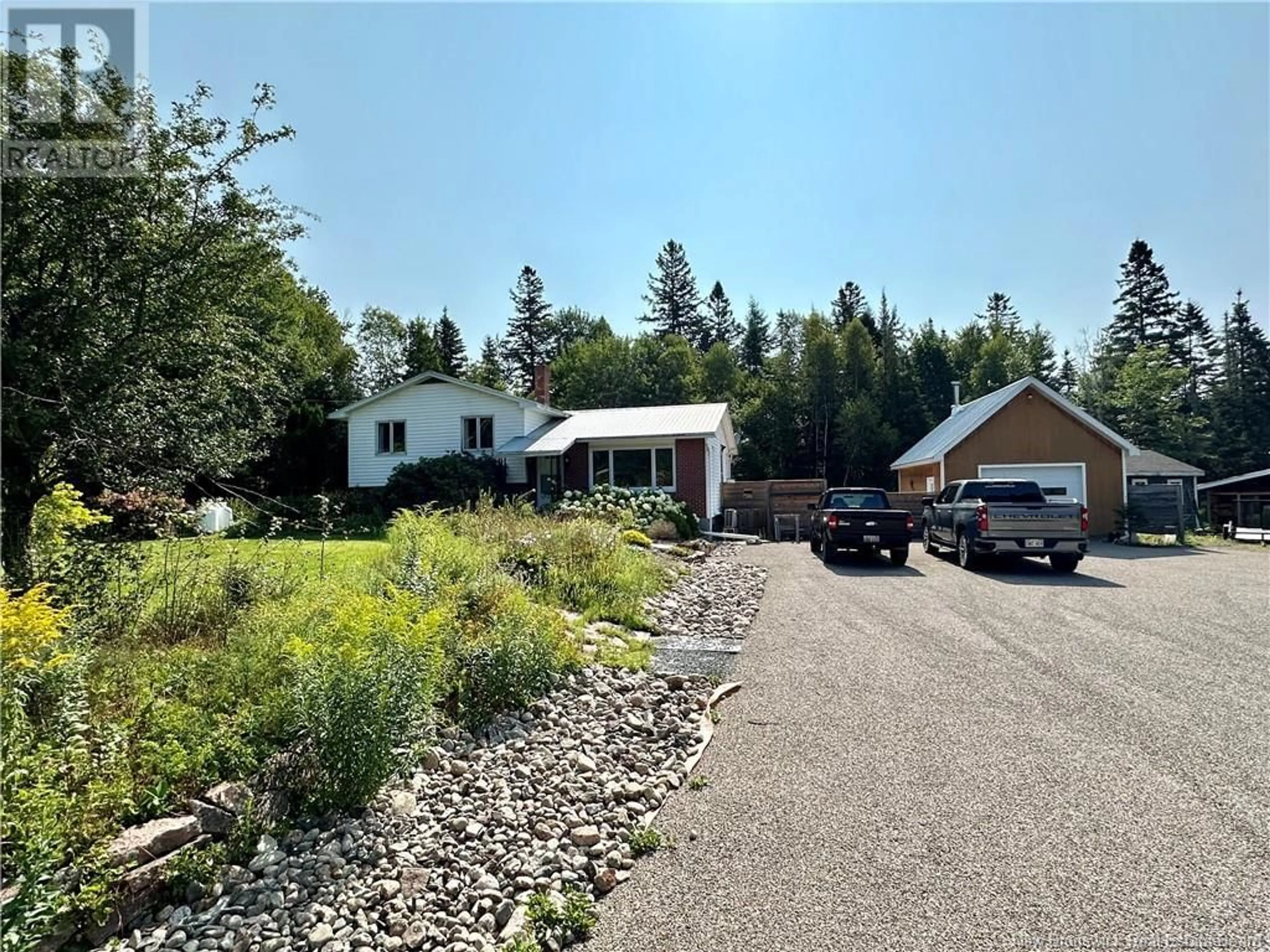 A pic from outside/outdoor area/front of a property/back of a property/a pic from drone, street for 1494 ROUTE 770, Second Falls New Brunswick E5C1G1