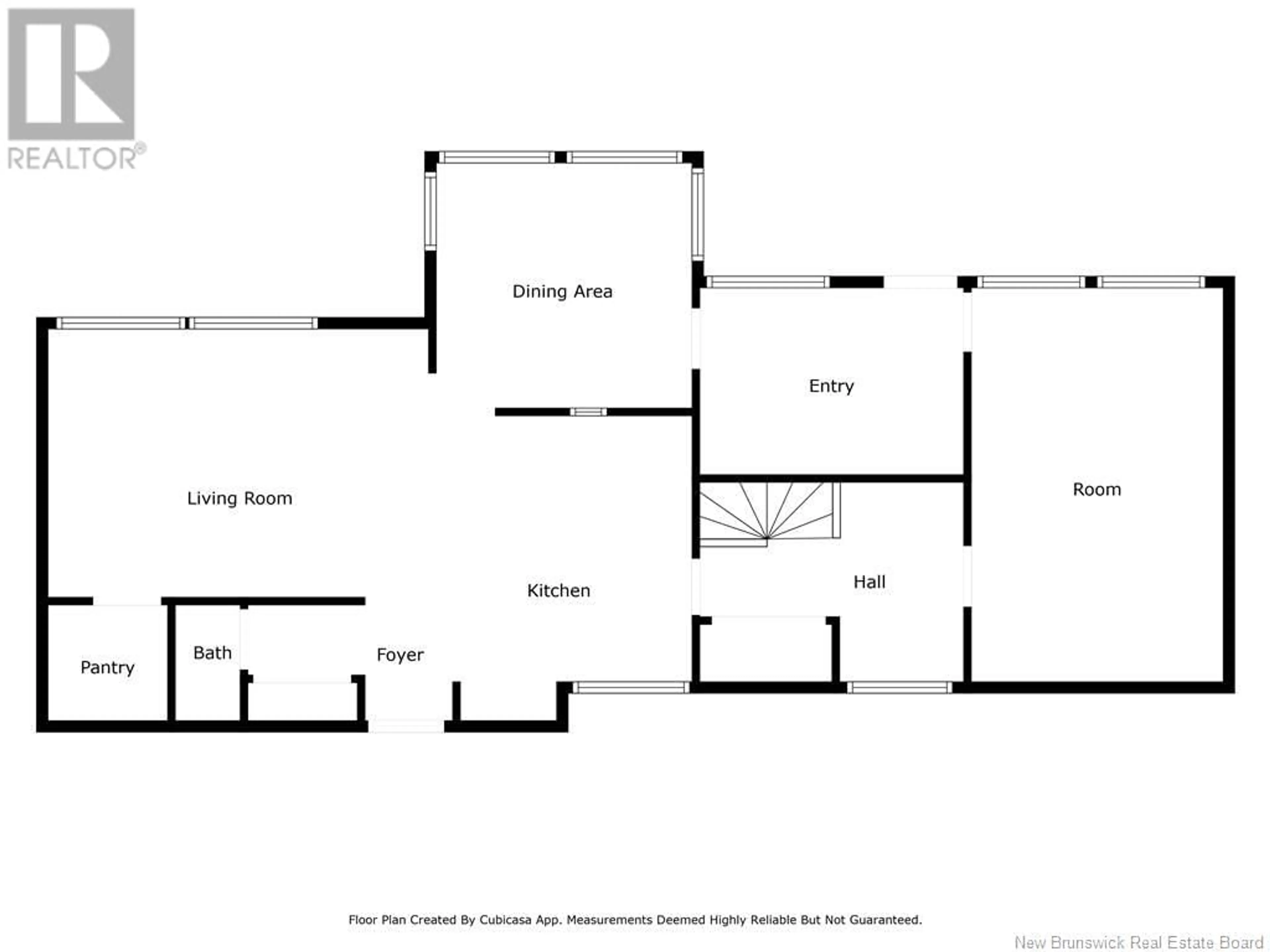 Floor plan for 255 Chaleur, Charlo New Brunswick E8E2B8