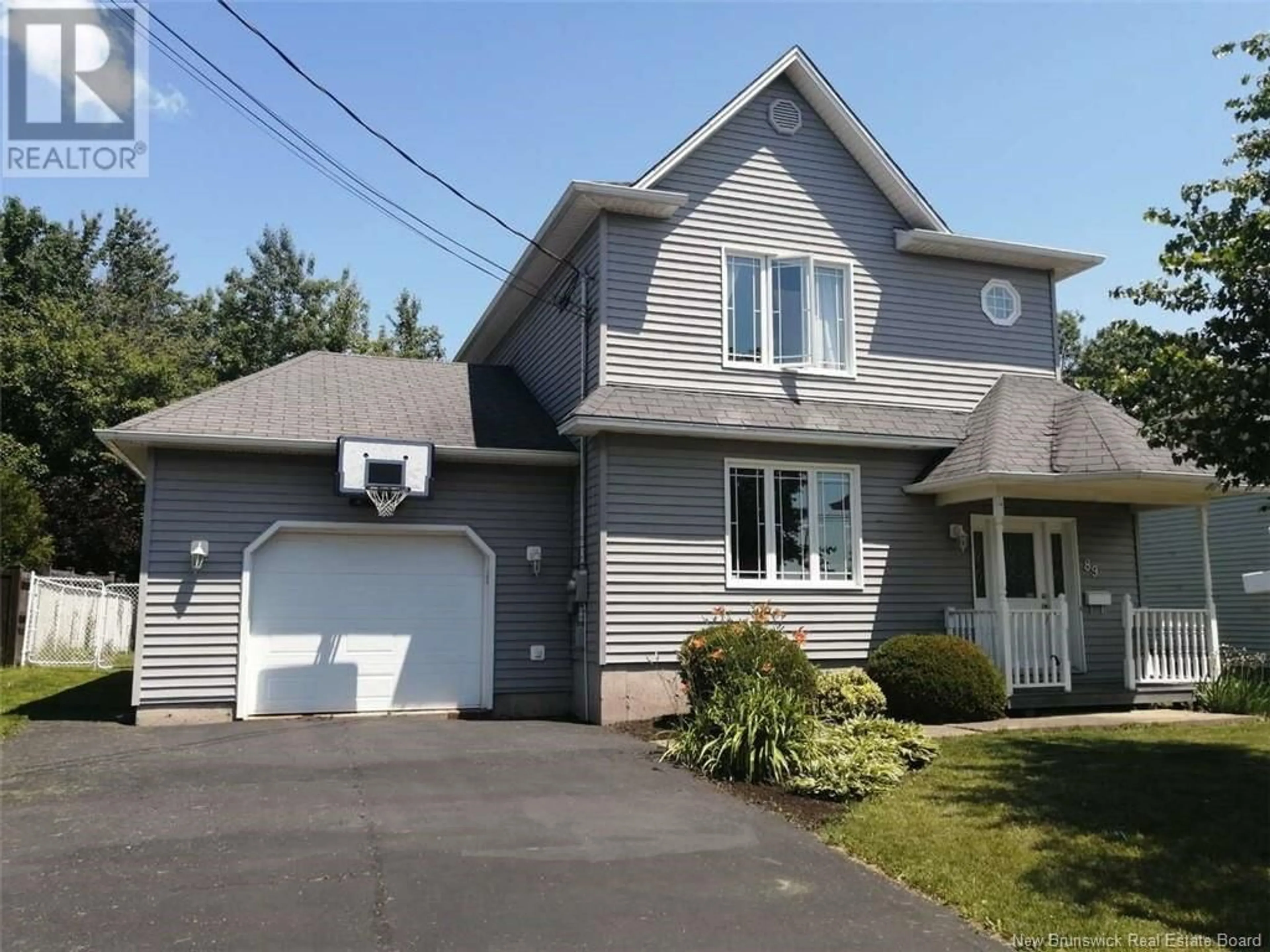 Frontside or backside of a home, the front or back of building for 89 Shannon Drive, Moncton New Brunswick E1G4X6