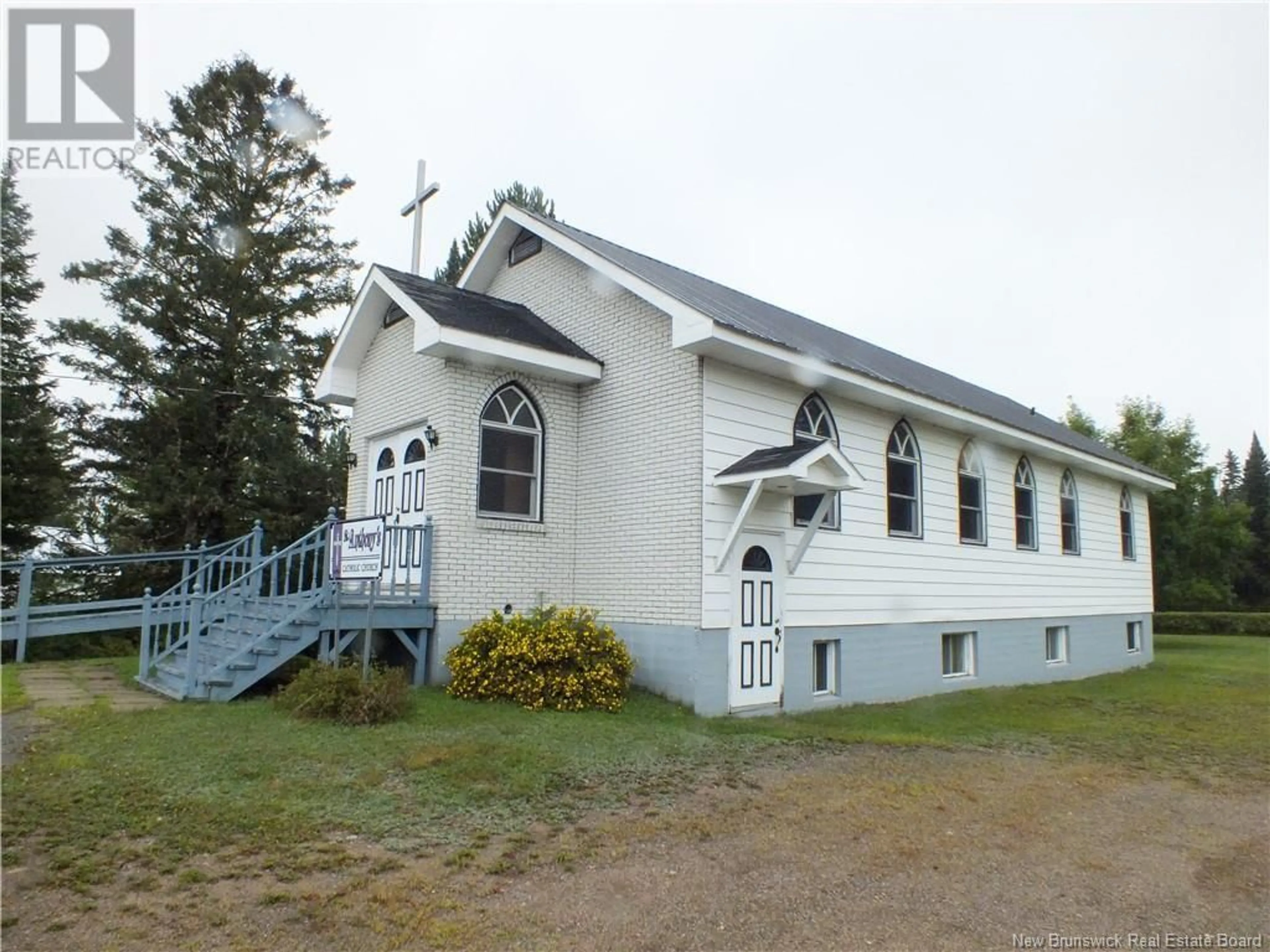 Frontside or backside of a home, the front or back of building for 285 Juniper Road, Juniper New Brunswick E7L1H1