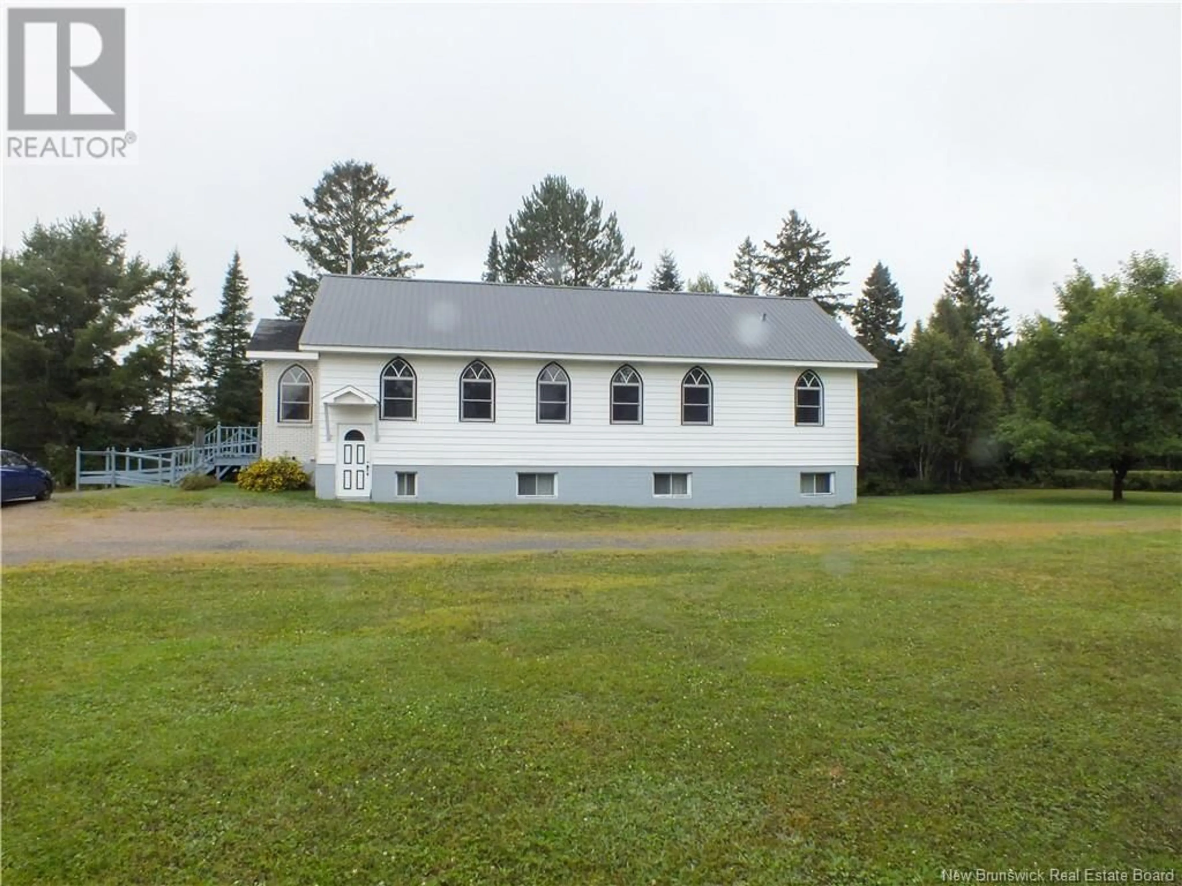 Frontside or backside of a home, the front or back of building for 285 Juniper Road, Juniper New Brunswick E7L1H1