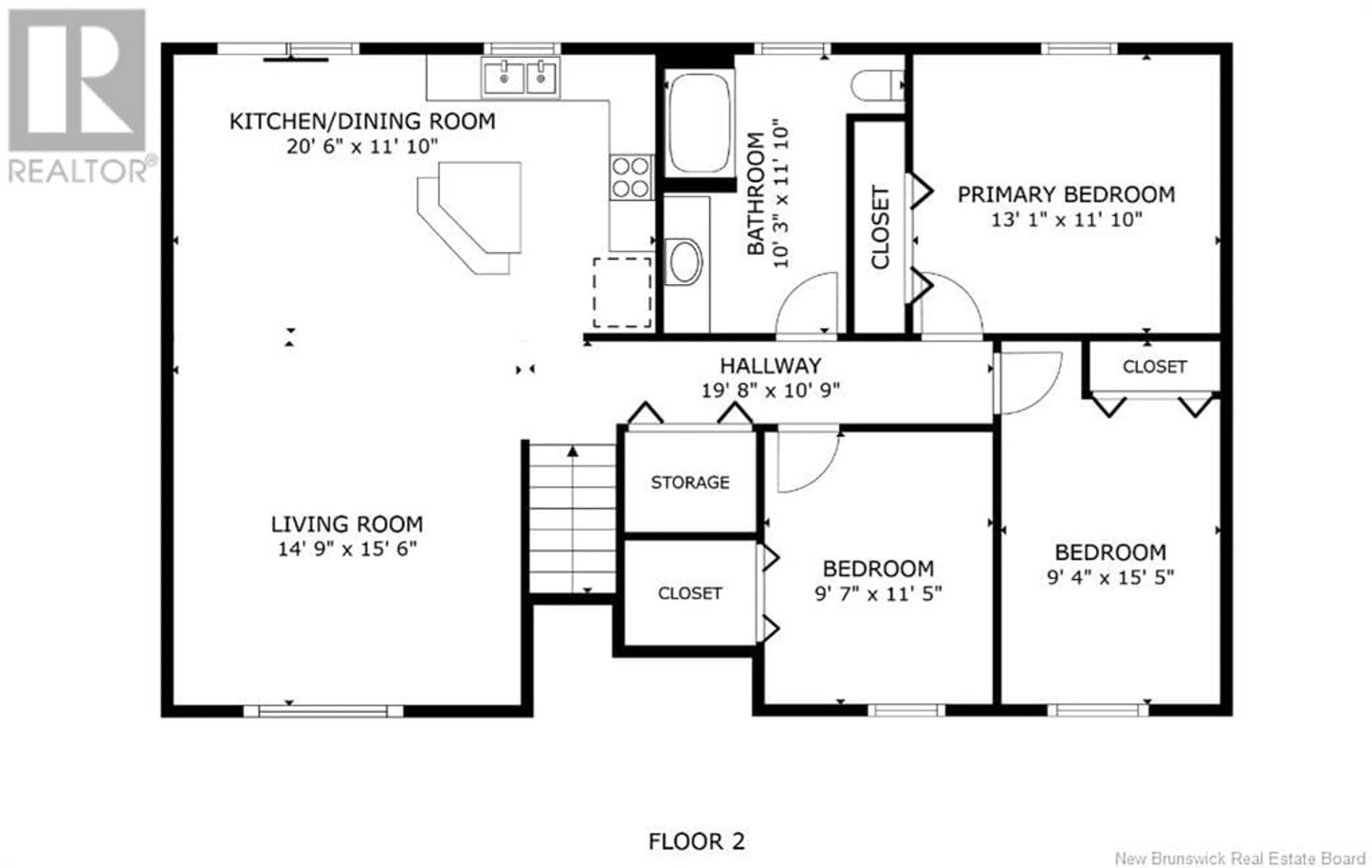 Floor plan for 6 IRENE STREET, Burton New Brunswick E2V4V6