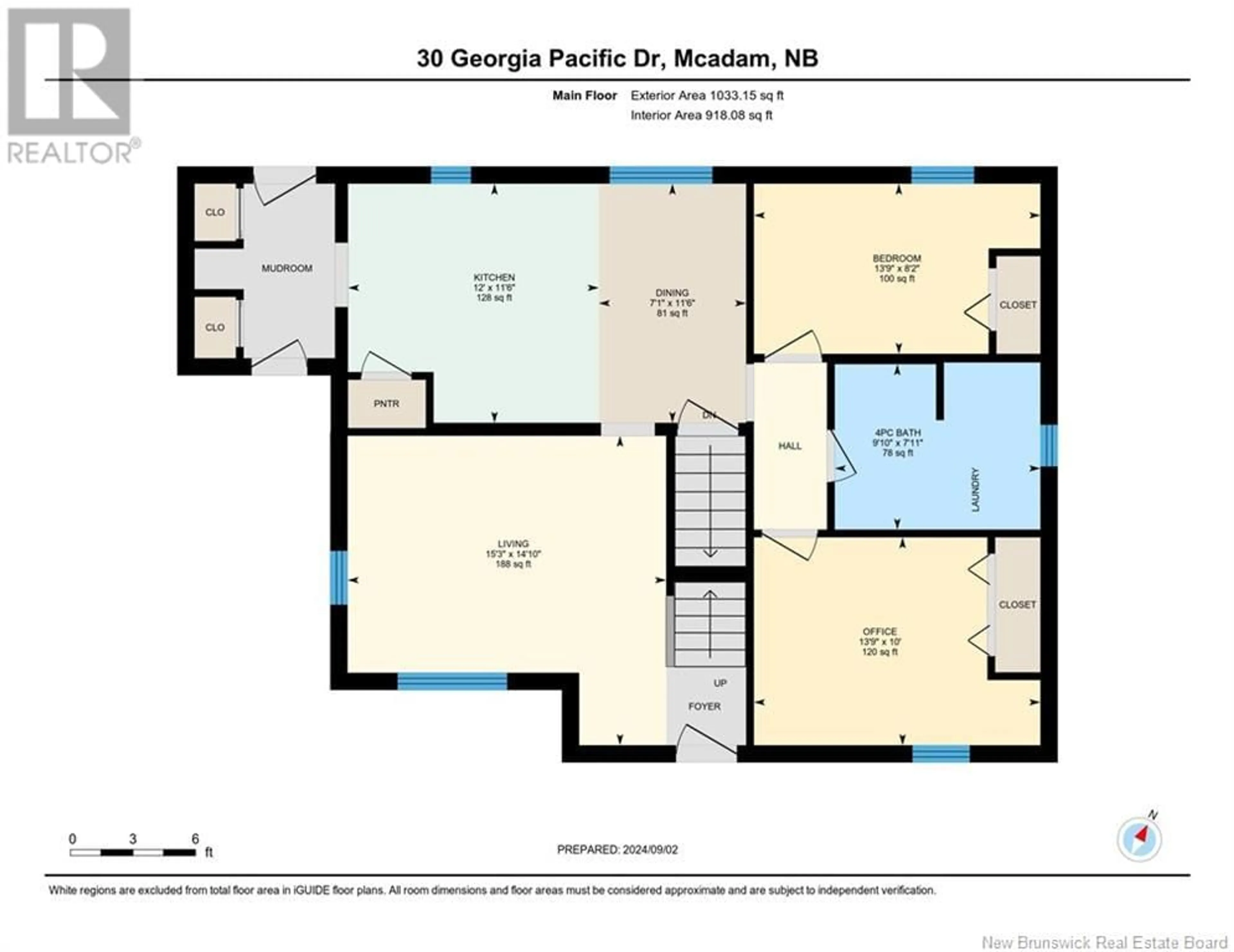 Floor plan for 30 Georgia Pacific Drive, McAdam New Brunswick E6J1C8