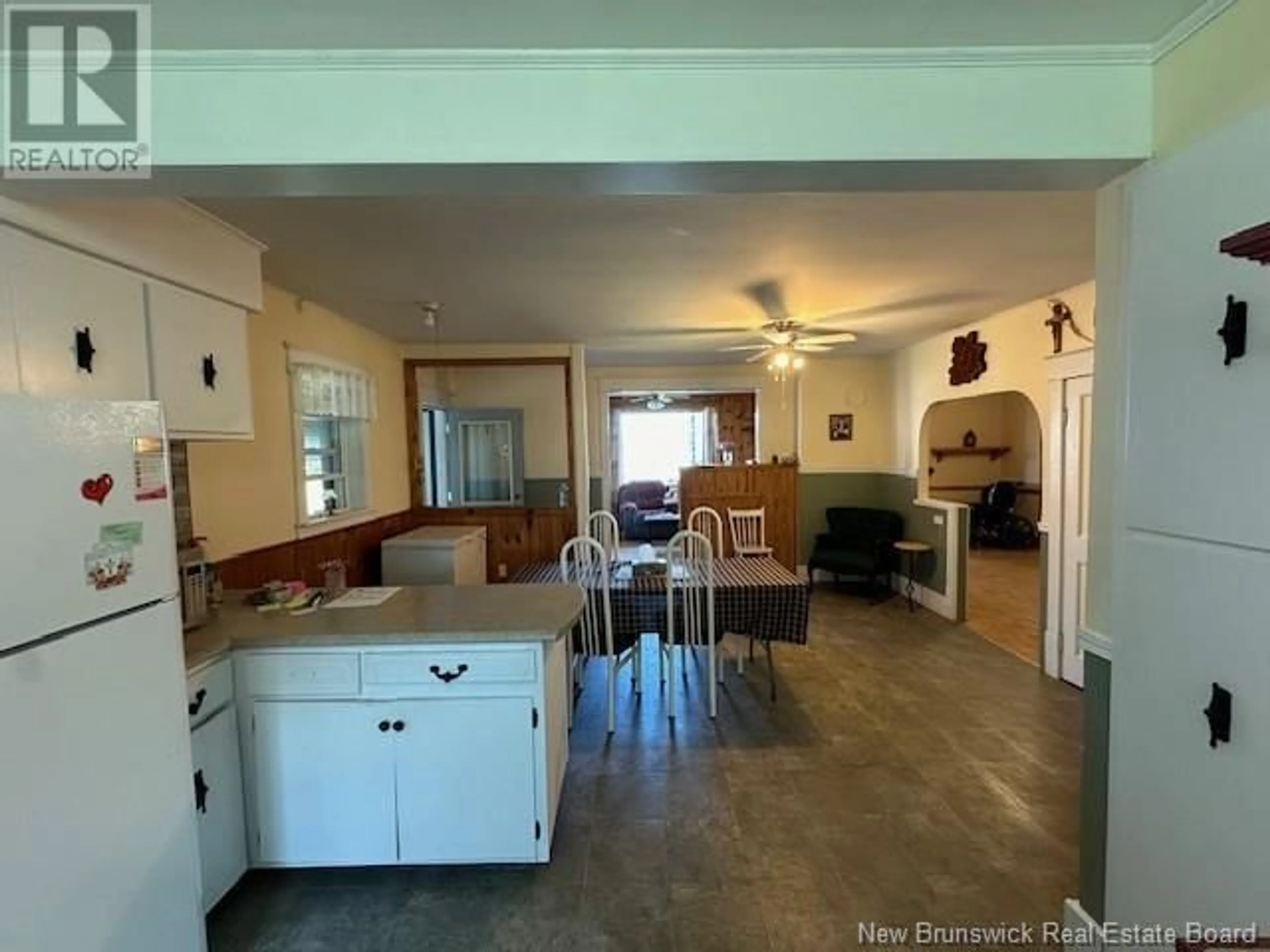 Open concept kitchen, ceramic/tile floor for 236 CHALEUR STREET, Charlo New Brunswick E8E2E9