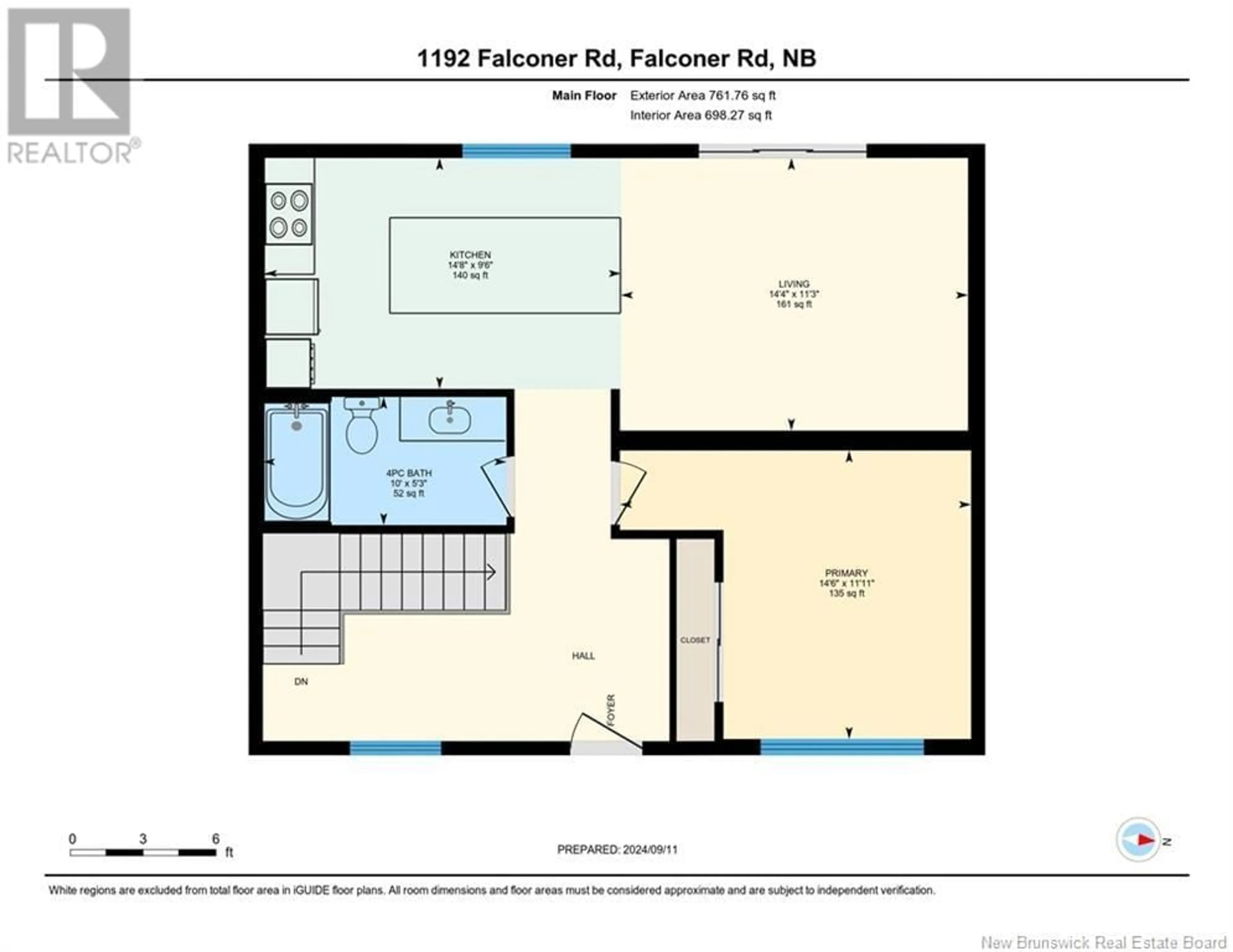 Floor plan for 1192 Falconer Road, MacDougall Settlement New Brunswick E1H3G6