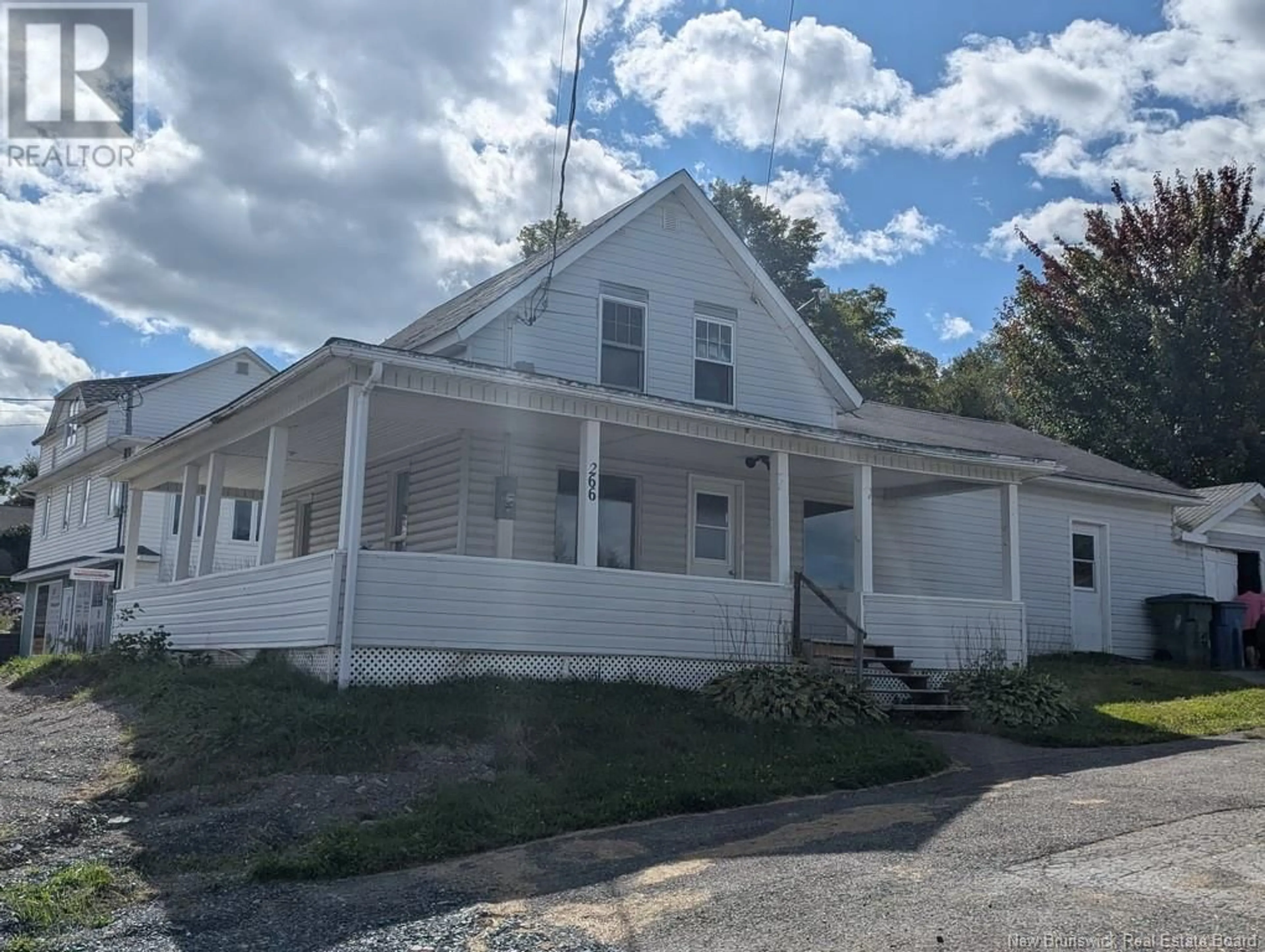 Outside view for 266 Portage Road, Grand Falls New Brunswick E3Z1M6