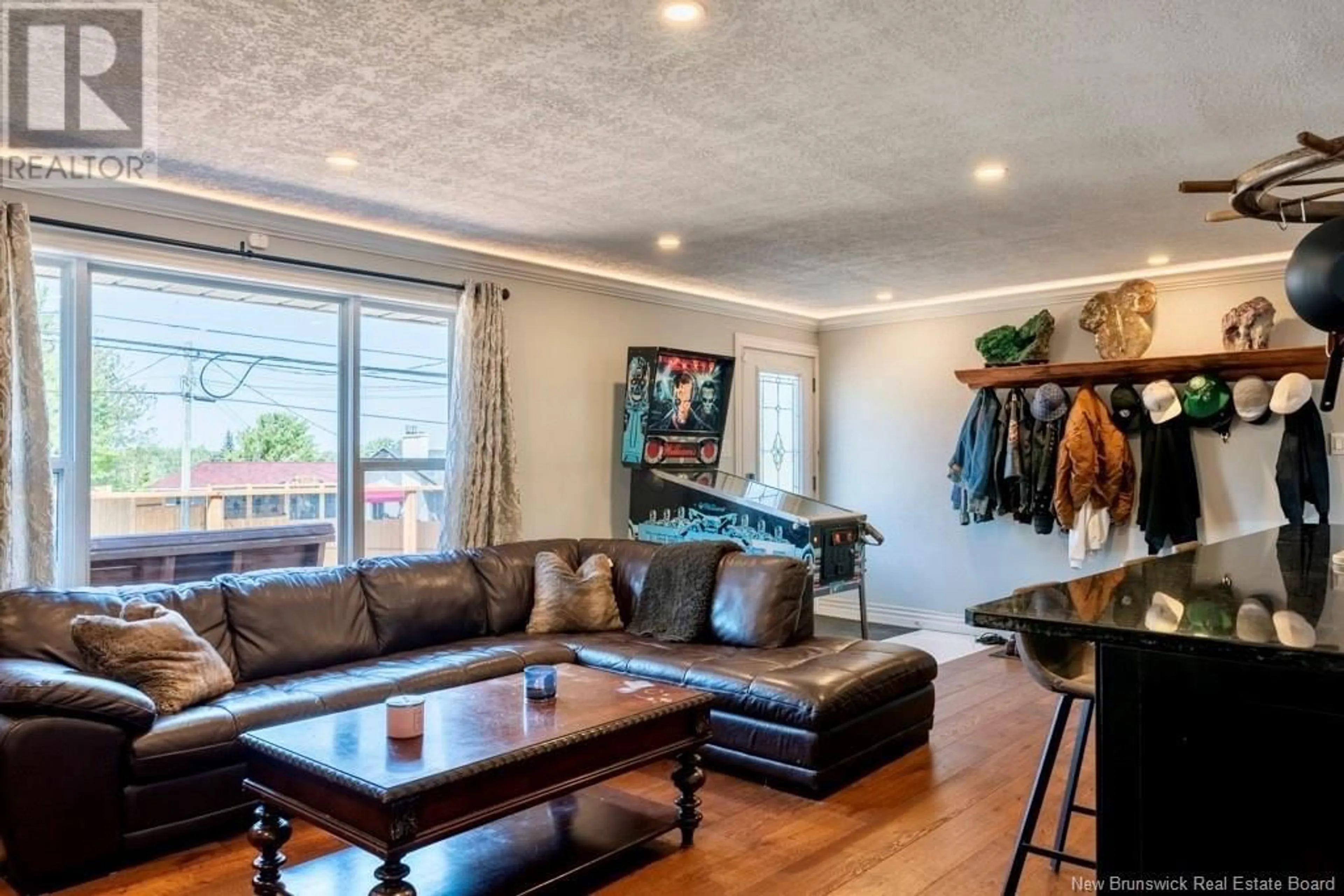 Living room, wood floors for 64 Athlone Avenue, Moncton New Brunswick E1E1S3