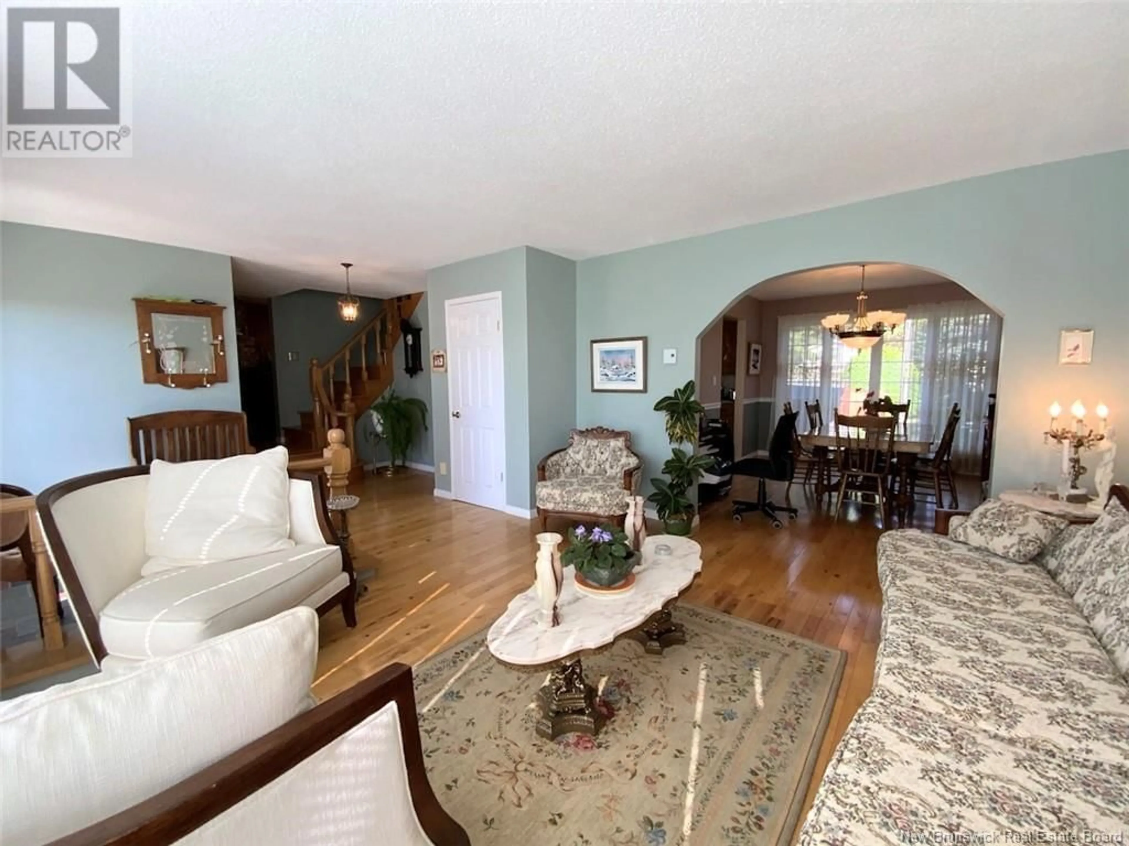 Living room, wood floors for 37 Maillet Street, Saint-Basile New Brunswick E7C2E4