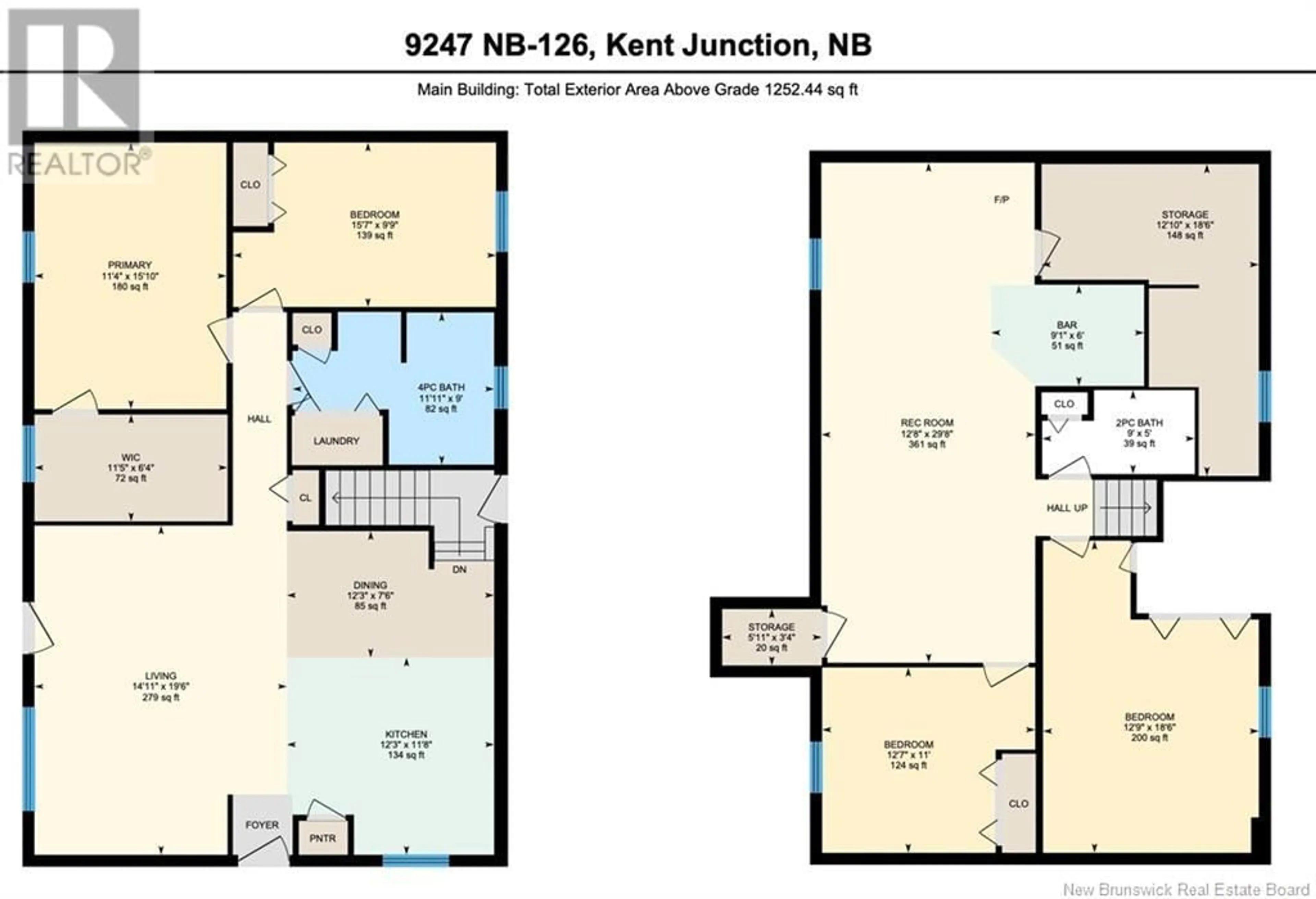 Floor plan for 9247 Route 126, Kent Junction New Brunswick E4Y2H8