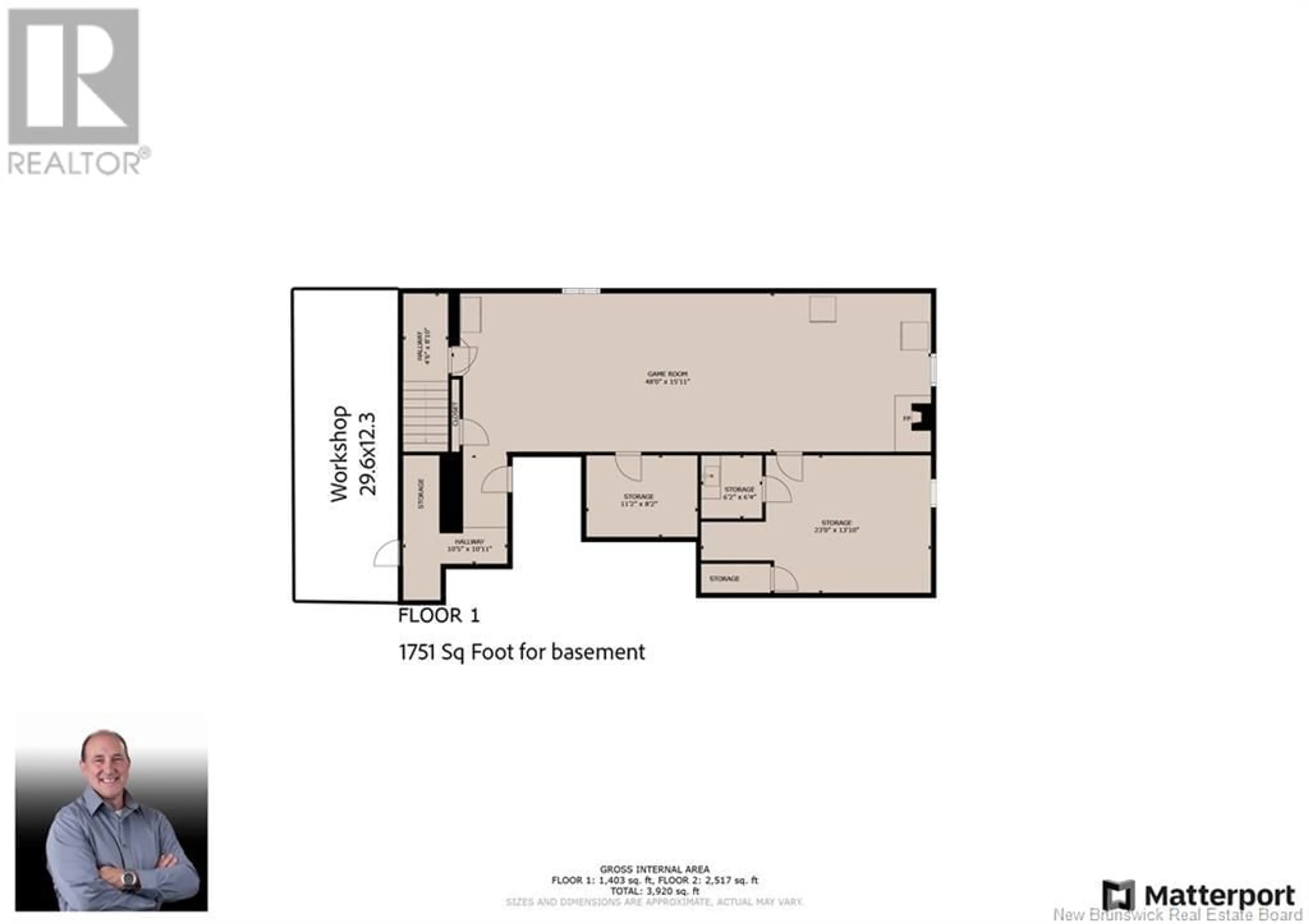 Floor plan for 1185 Route 133 Road, Barachois New Brunswick E4P8C5