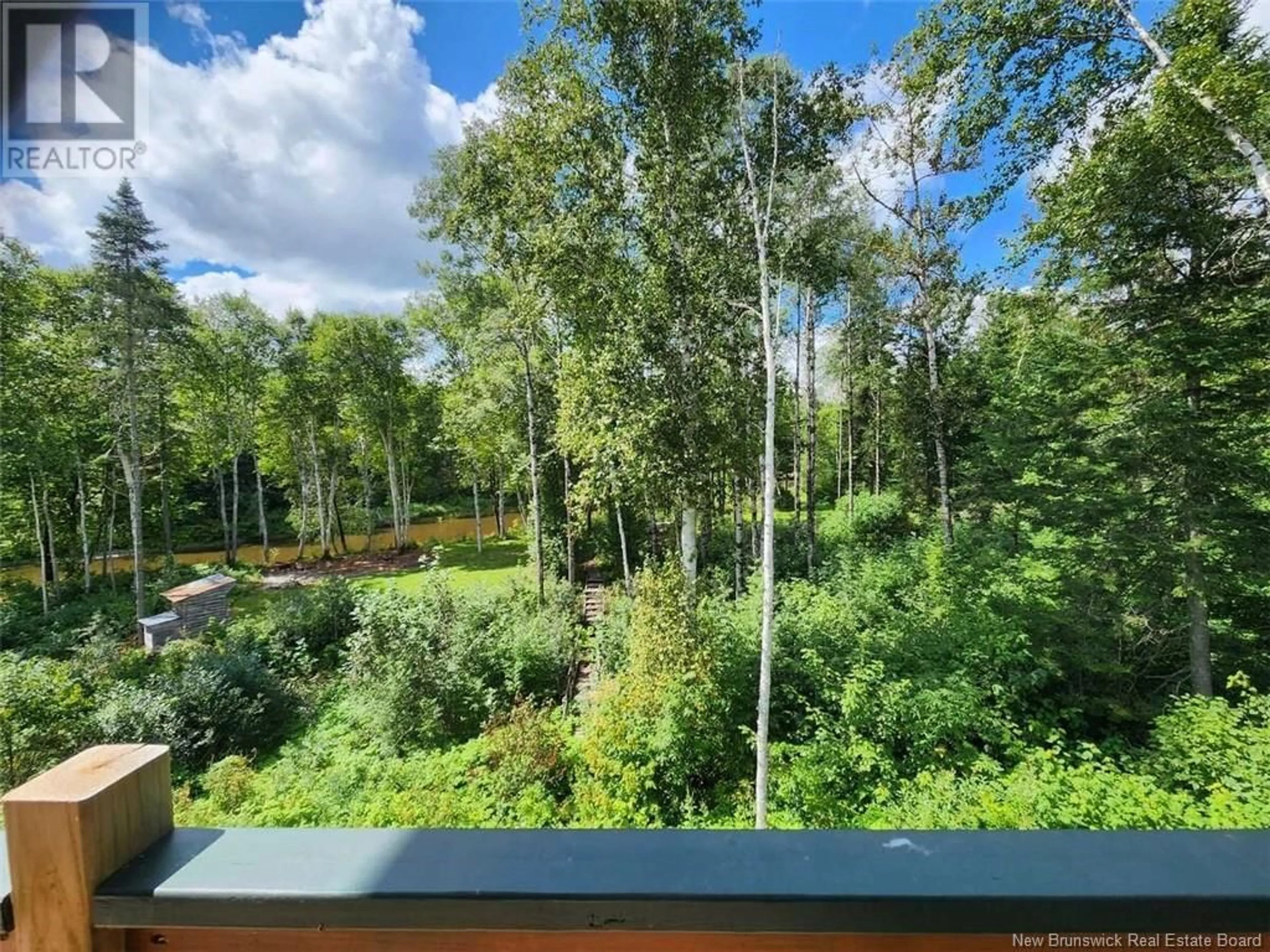 A pic from outside/outdoor area/front of a property/back of a property/a pic from drone, forest/trees view for 326 CHEM DE LA GRANDE RIVIERE, Saint-Léonard New Brunswick E7E2K5