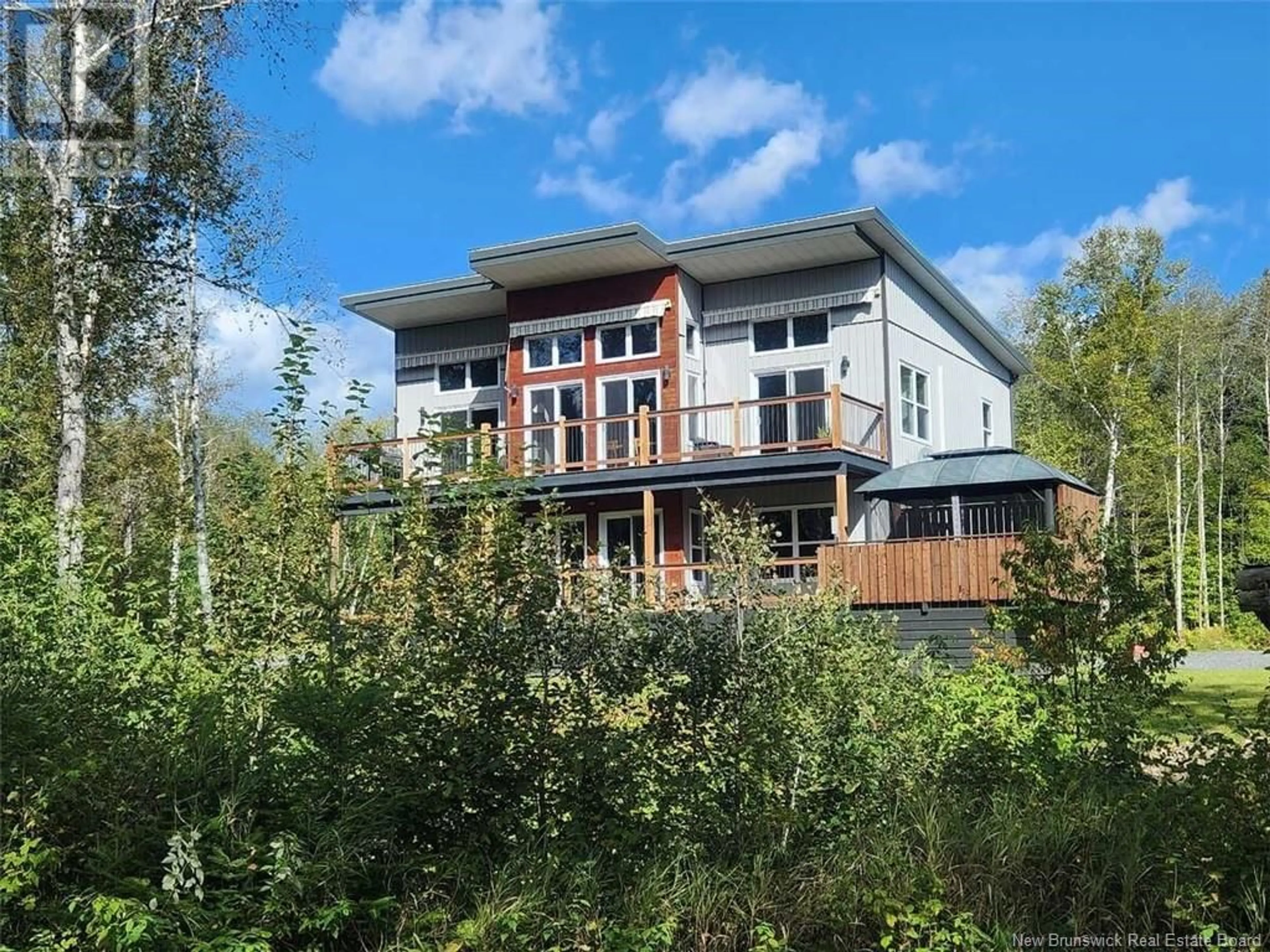 A pic from exterior of the house or condo, the front or back of building for 326 Chem de la Grande Riviere, Saint-Léonard New Brunswick E7E2K5